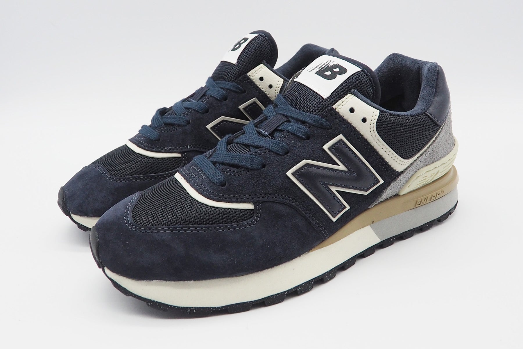 Herren Sneaker U574LGBN aus Veloursleder & Mesh in Navy Herren Sneaker New Balance