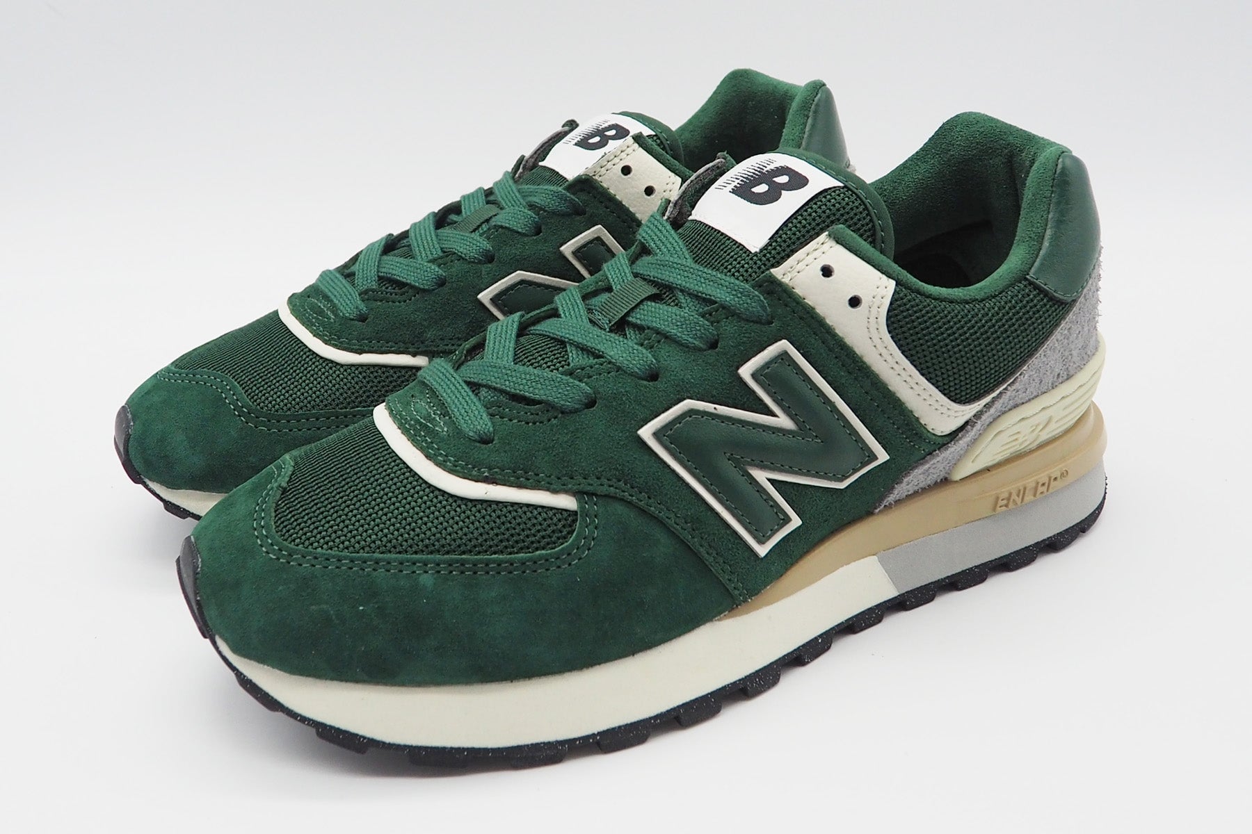 Herren Sneaker U574LGNW aus Veloursleder & Mesh in Grün Herren Sneaker New Balance