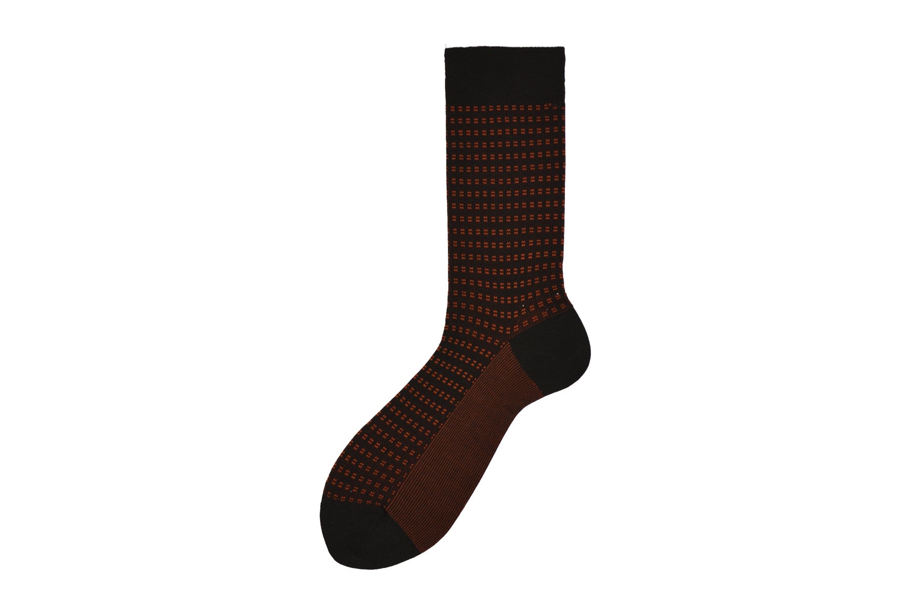Herren Socken aus Merino Wolle in Dunkelbraun - Allan Herren Socken Alto Milano