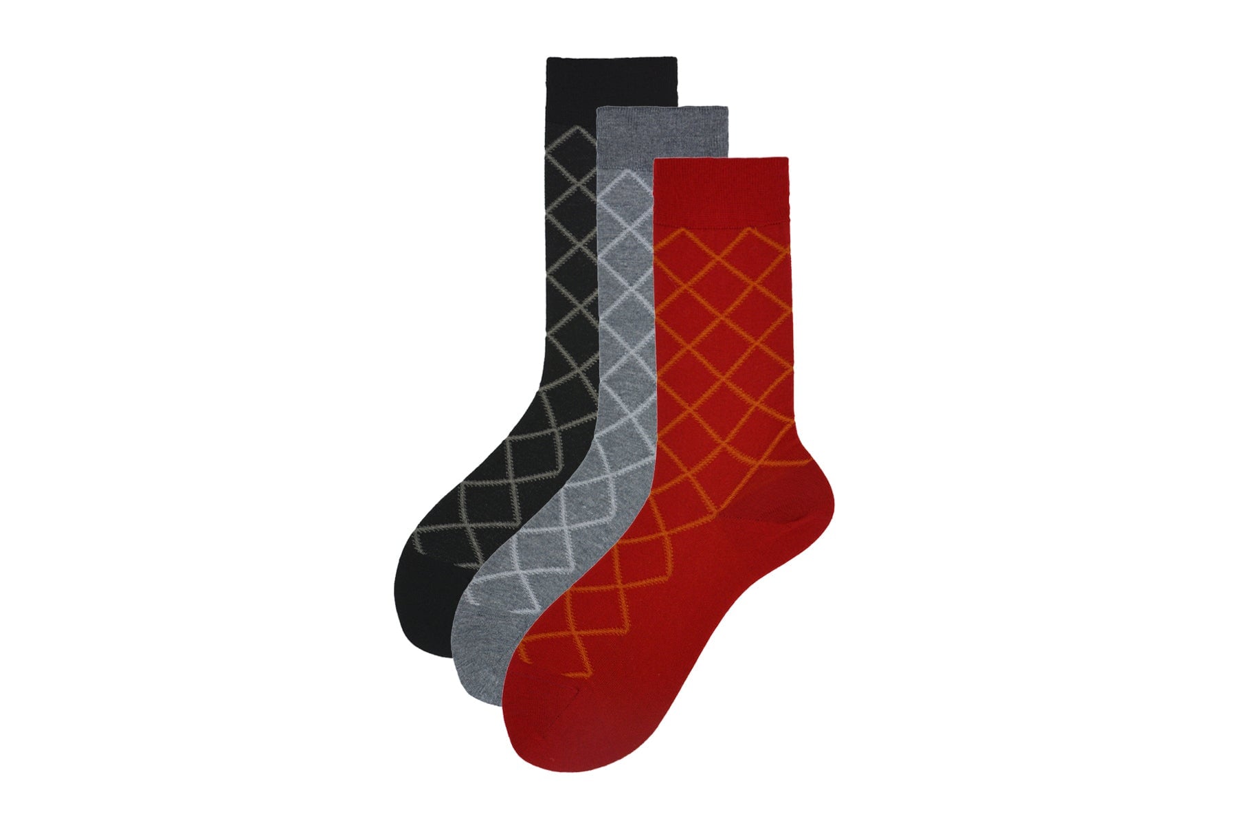 Herren Socken aus Merino Wolle in Rot- Chelsea Herren Socken Alto Milano