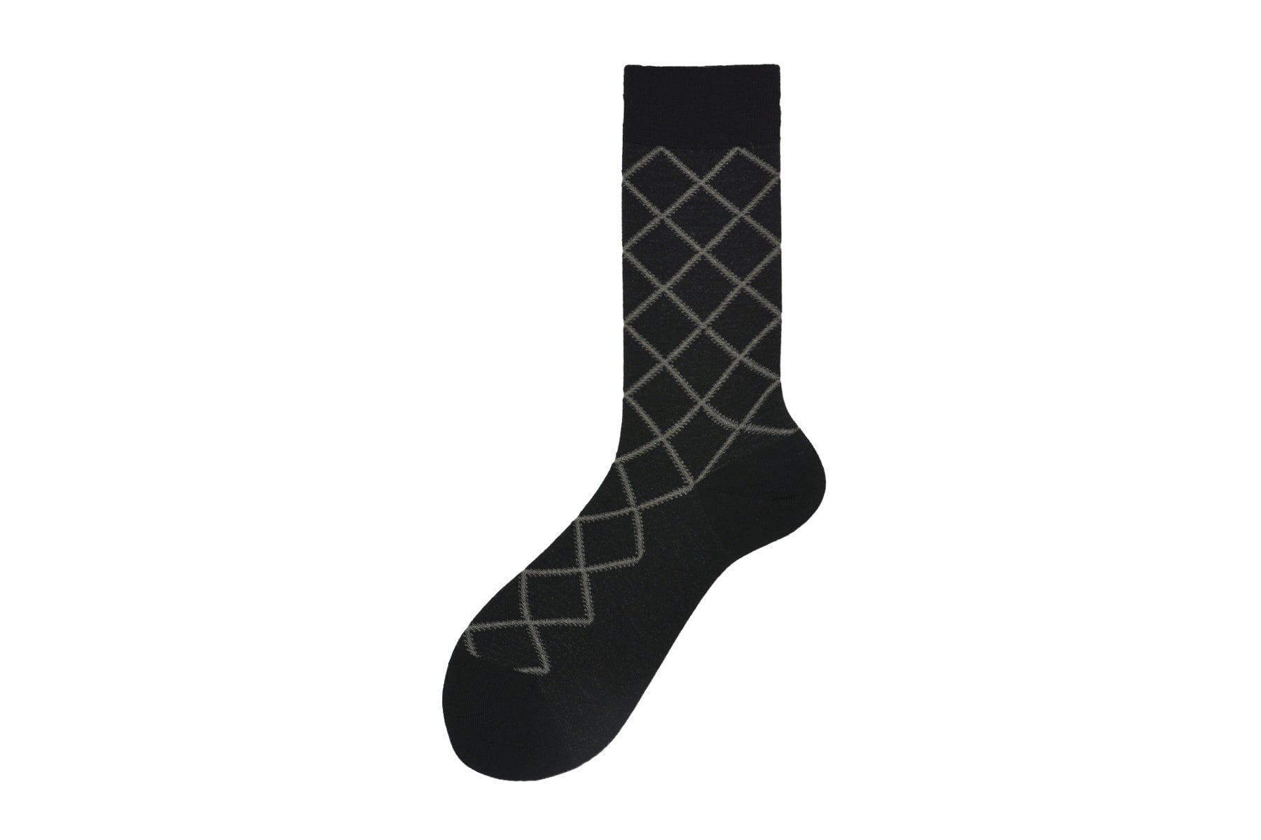 Herren Socken aus Merino Wolle in Schwarz- Chelsea Herren Socken Alto Milano