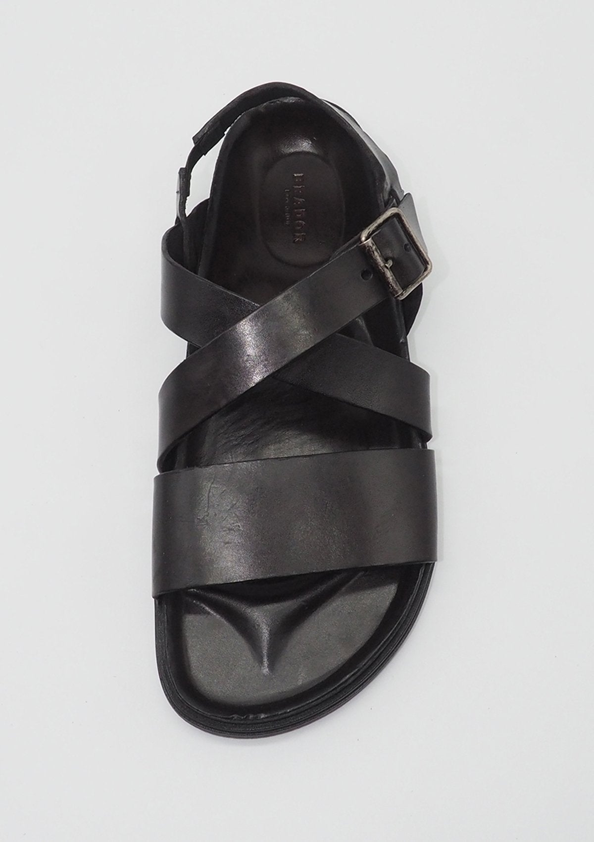 Herrensandale mit verstellbaren Ristriemen in Espressobraun Herren Sommer Brador