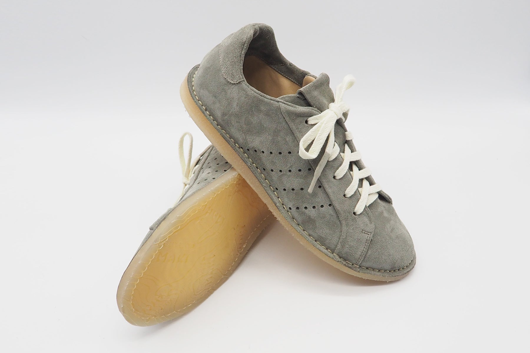 Lässiger Herren Sneaker aus Veloursleder in Olive Herren Sneaker Lemargo