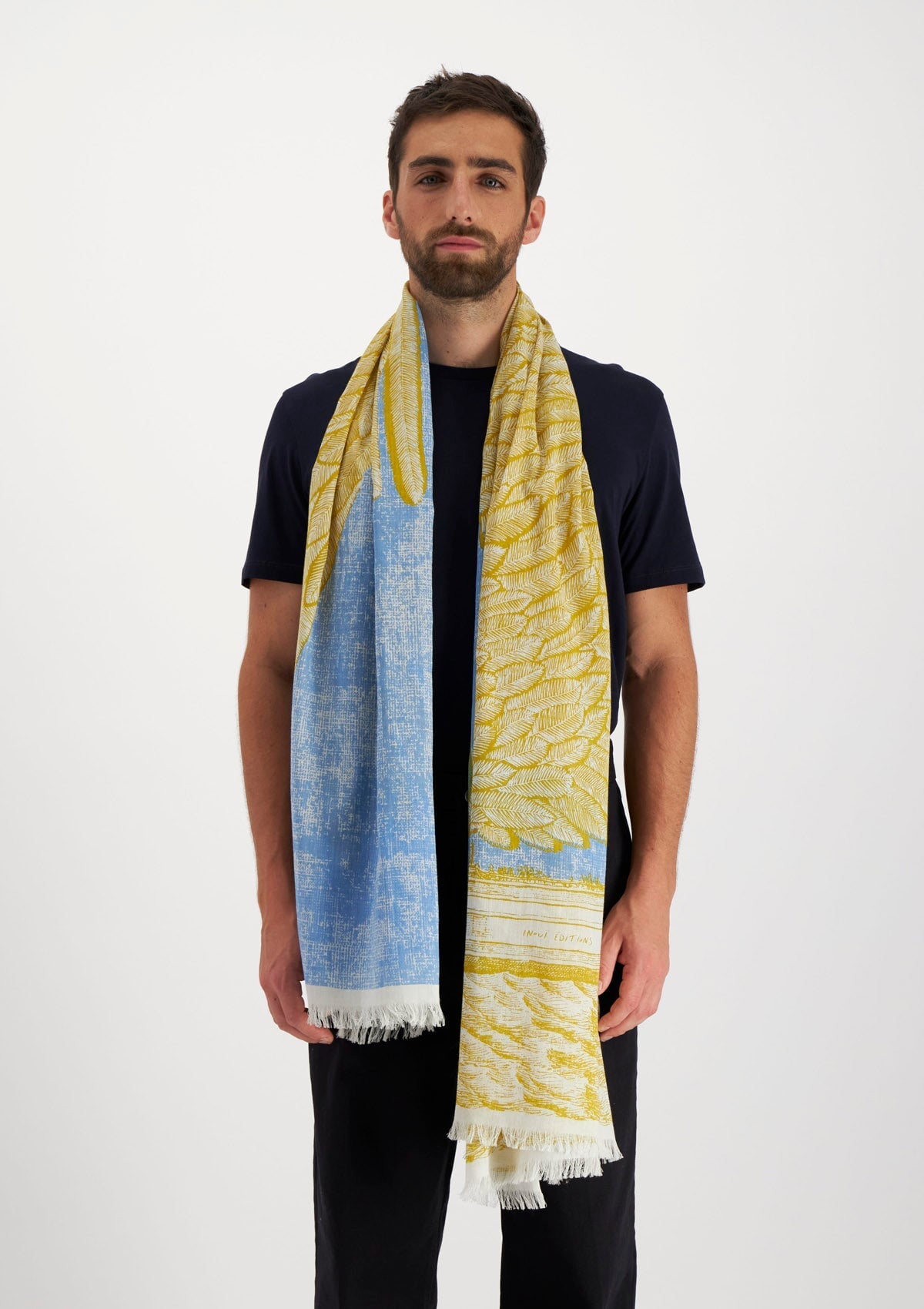 Schal aus Baumwolle in Gelb - Philomene Accessoires Tücher & Schals Inoui E.