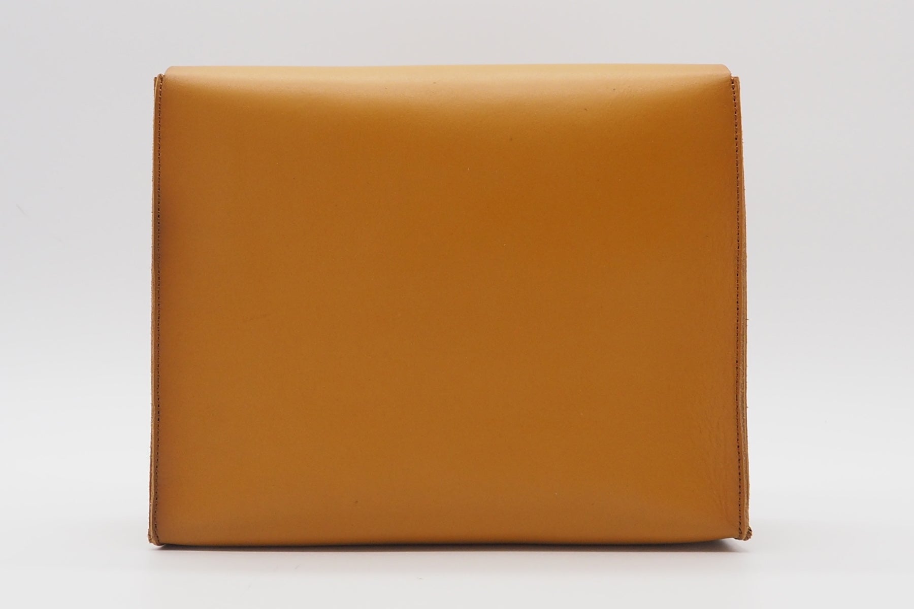 Schuhpflegeset in Clutchbag aus Leder in Gelb Tasche Clutches Pantanetti