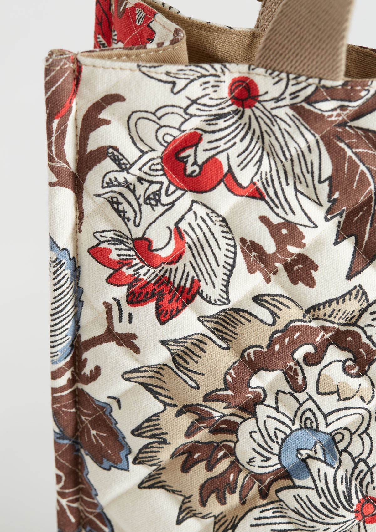 Schultertasche aus Baumwolle in Rot Taschen Crossbody & Schultertaschen Inoui E.