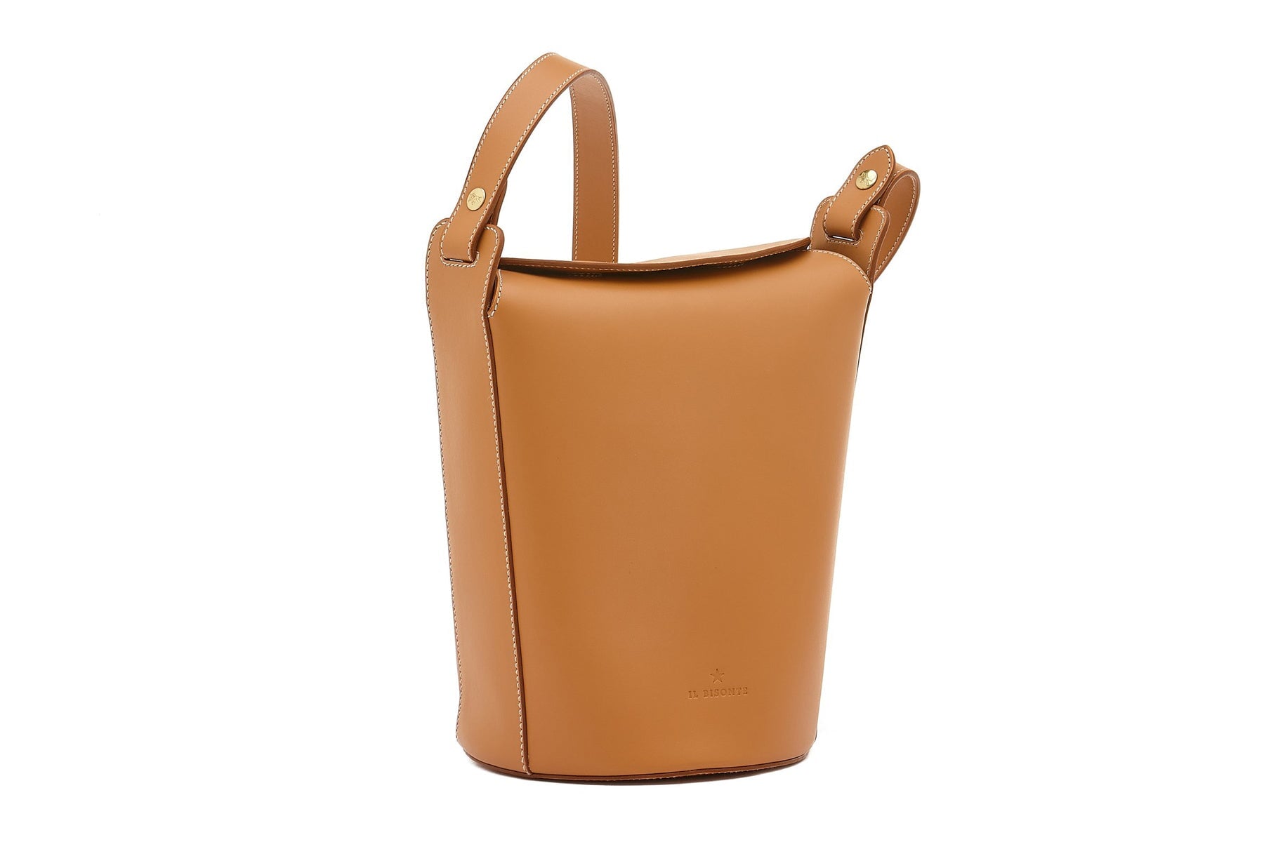 Schultertasche aus Leder in Natur - BBU027 Taschen Crossbody & Schultertaschen Il Bisonte