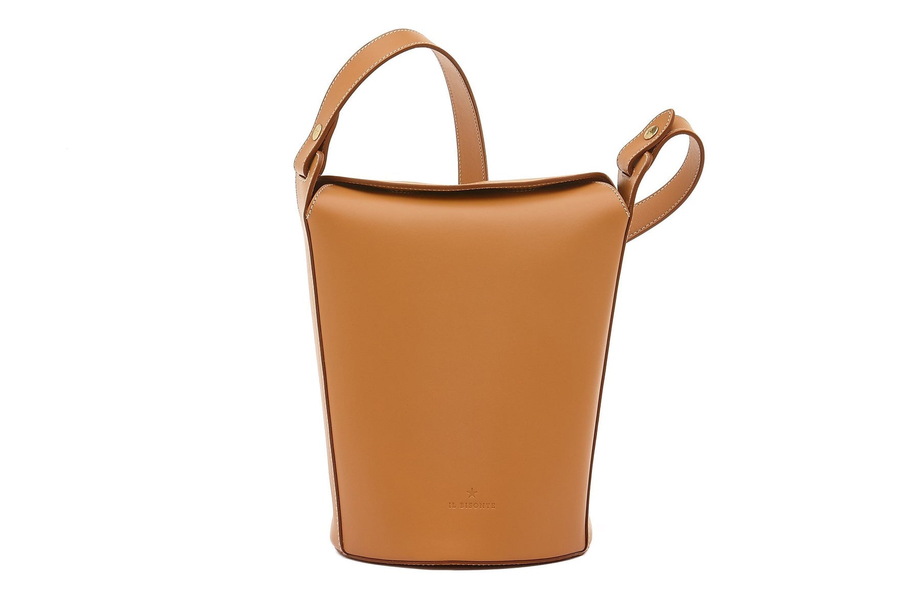 Schultertasche aus Leder in Natur - BBU027 Taschen Crossbody & Schultertaschen Il Bisonte