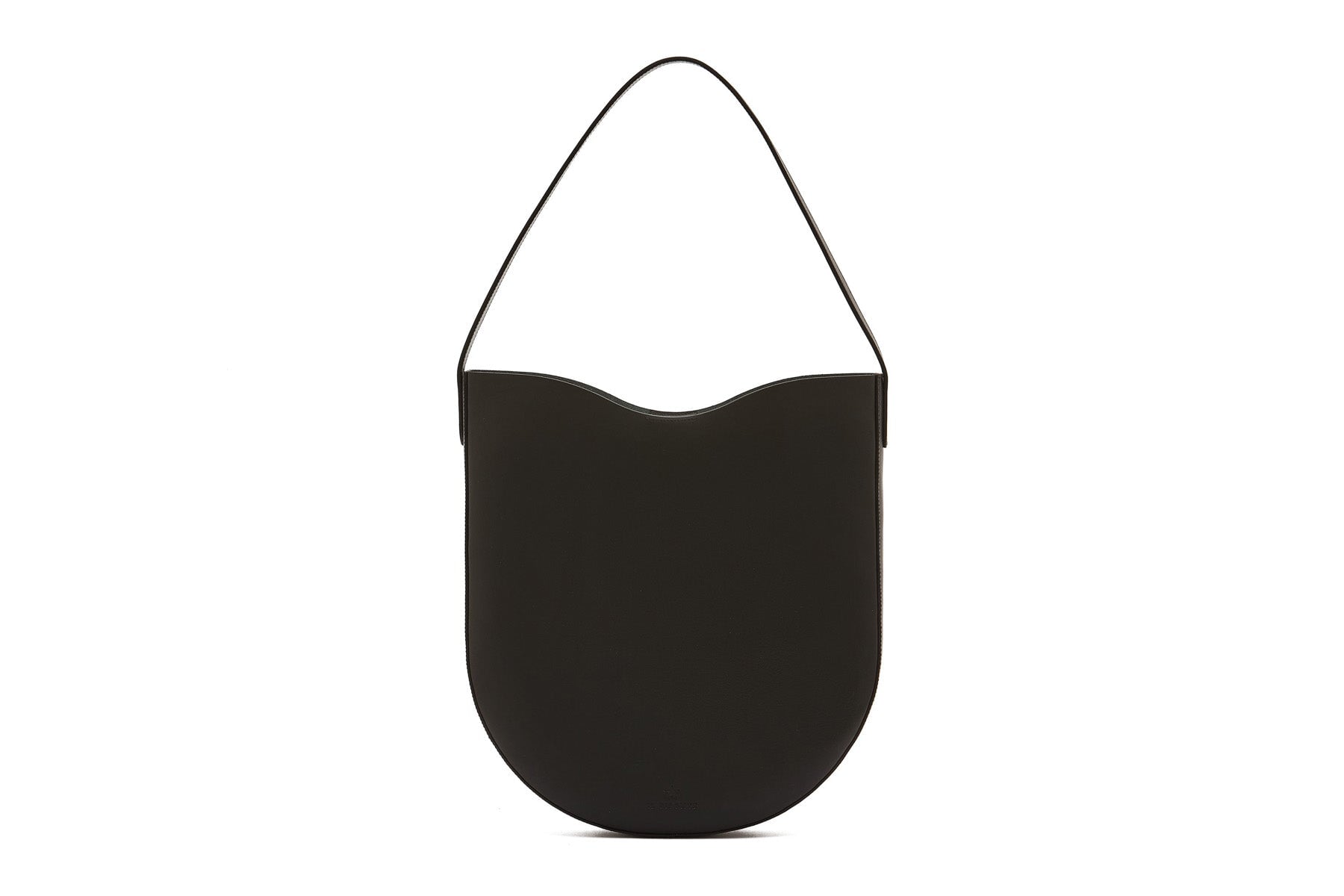 Schultertasche aus Leder in Schwarz Taschen Crossbody & Schultertaschen Il Bisonte