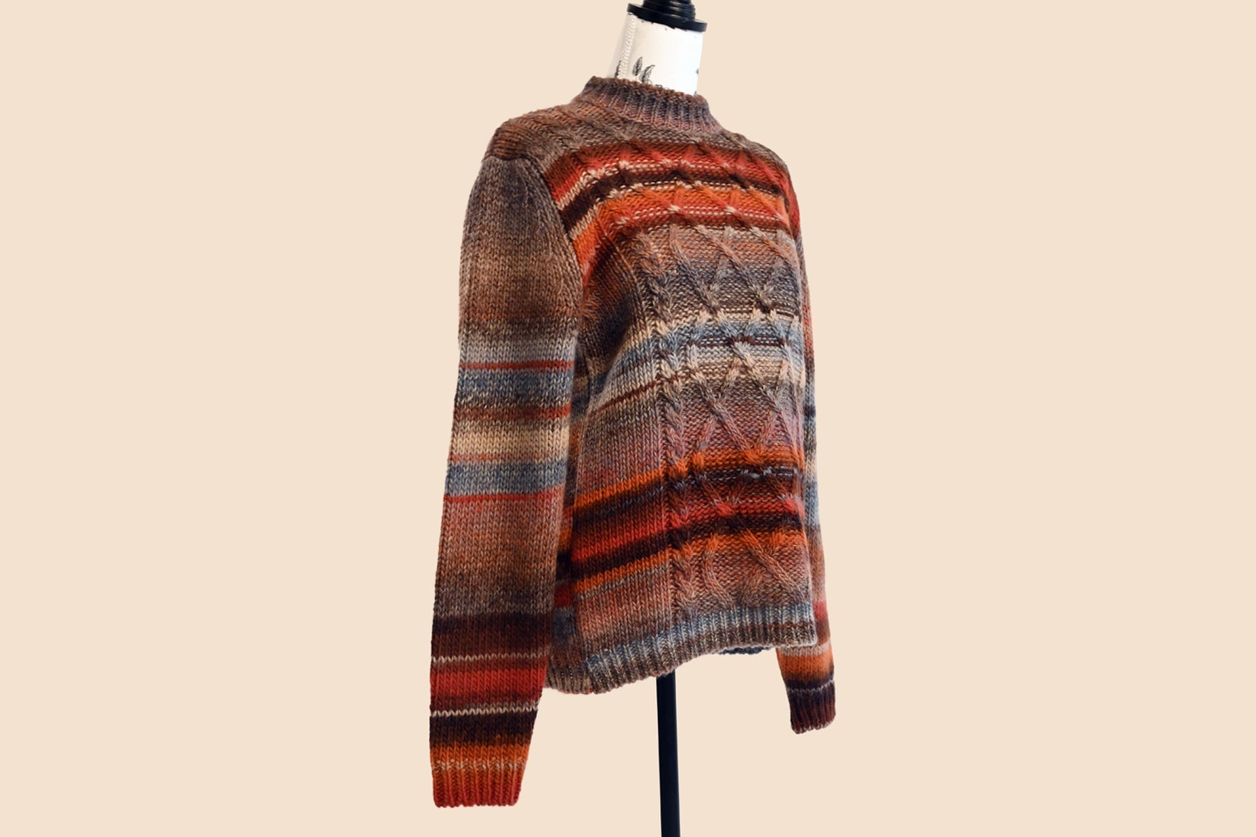 Sportiver Herren Pullover aus Wolle & Acryl in Multicolor - Strick - Luigi Herren Pullover Bellwood