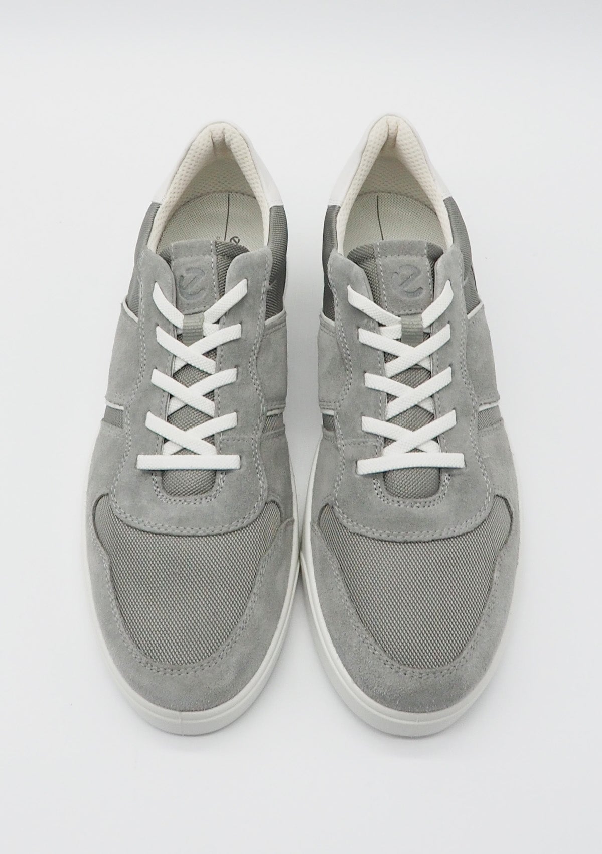 Sportlicher Herren Sneaker aus Veloursleder & Mesh in Grau - Street Lite Herren Sneaker Ecco