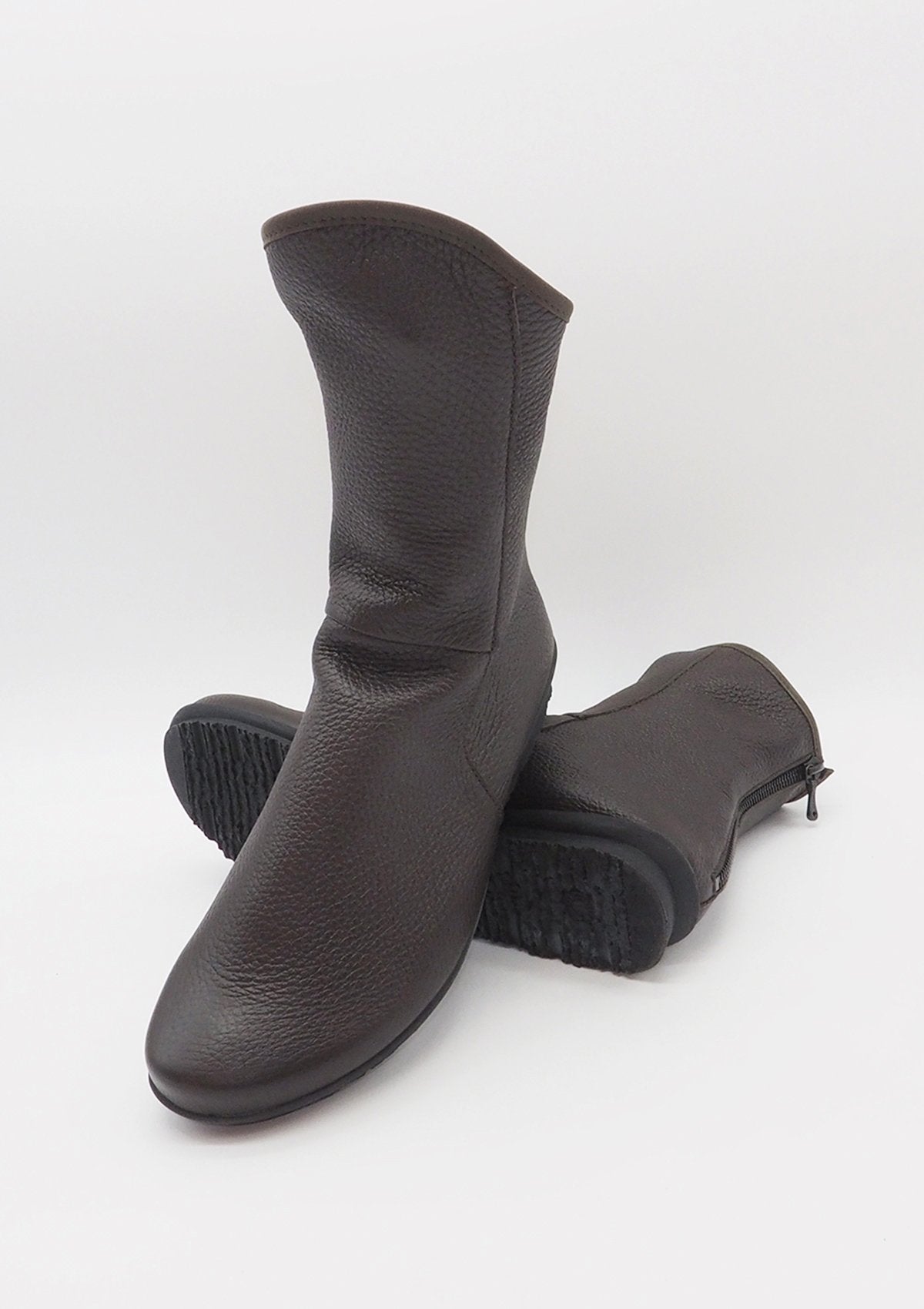 Supersofter Damen Bootie in Hirschleder Braun Damen Boots Arche