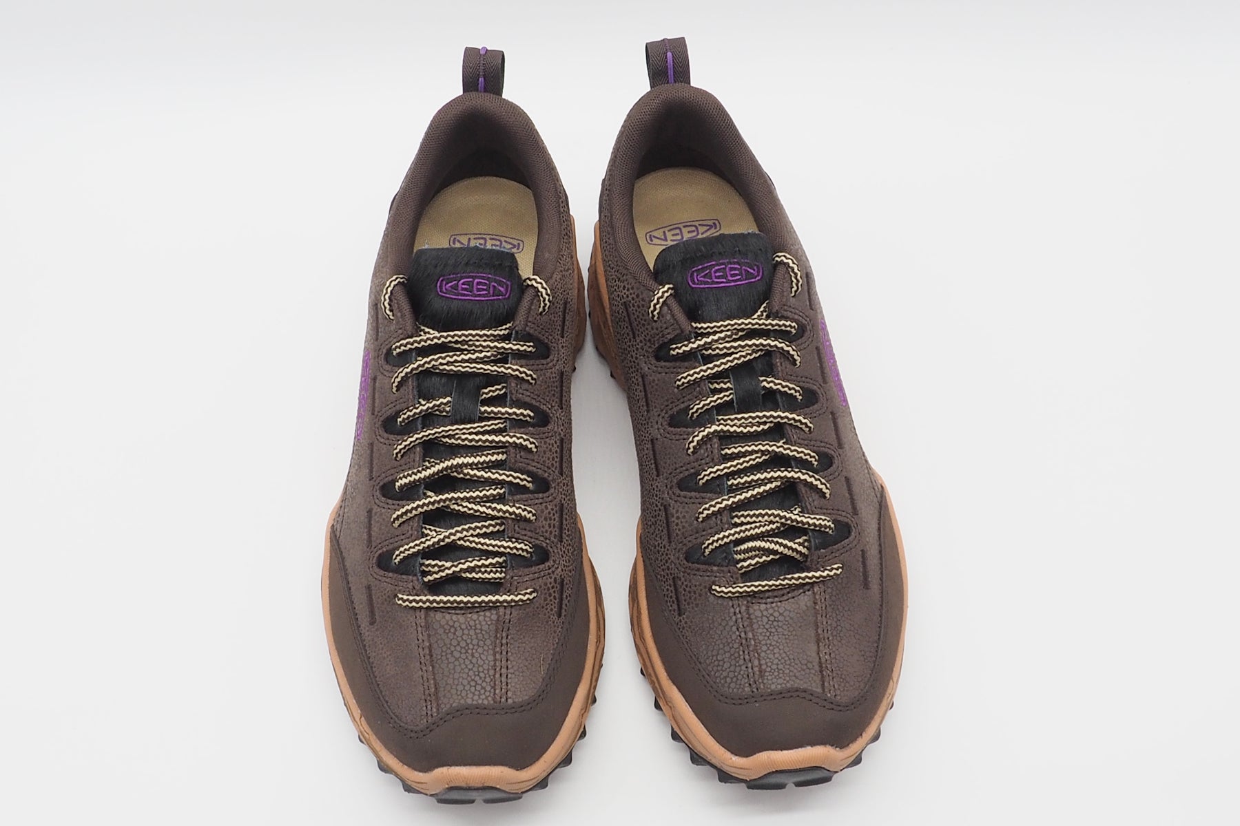Herren Outdoor Sneaker aus Leder in Braun mit Profilsohle - Jasper Zionic