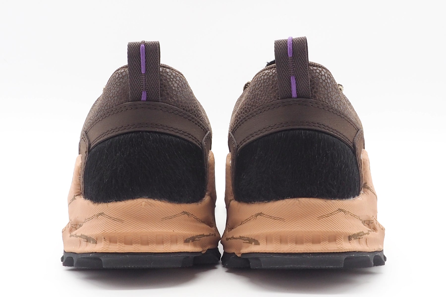Herren Outdoor Sneaker aus Leder in Braun mit Profilsohle - Jasper Zionic