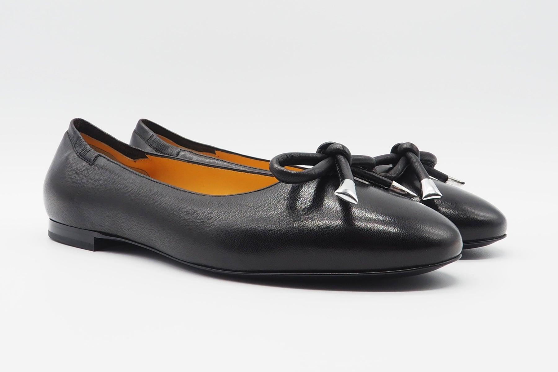 Damen Ballerina aus Leder in Schwarz - Absatz 1cm Damen Ballerina Truman´s 