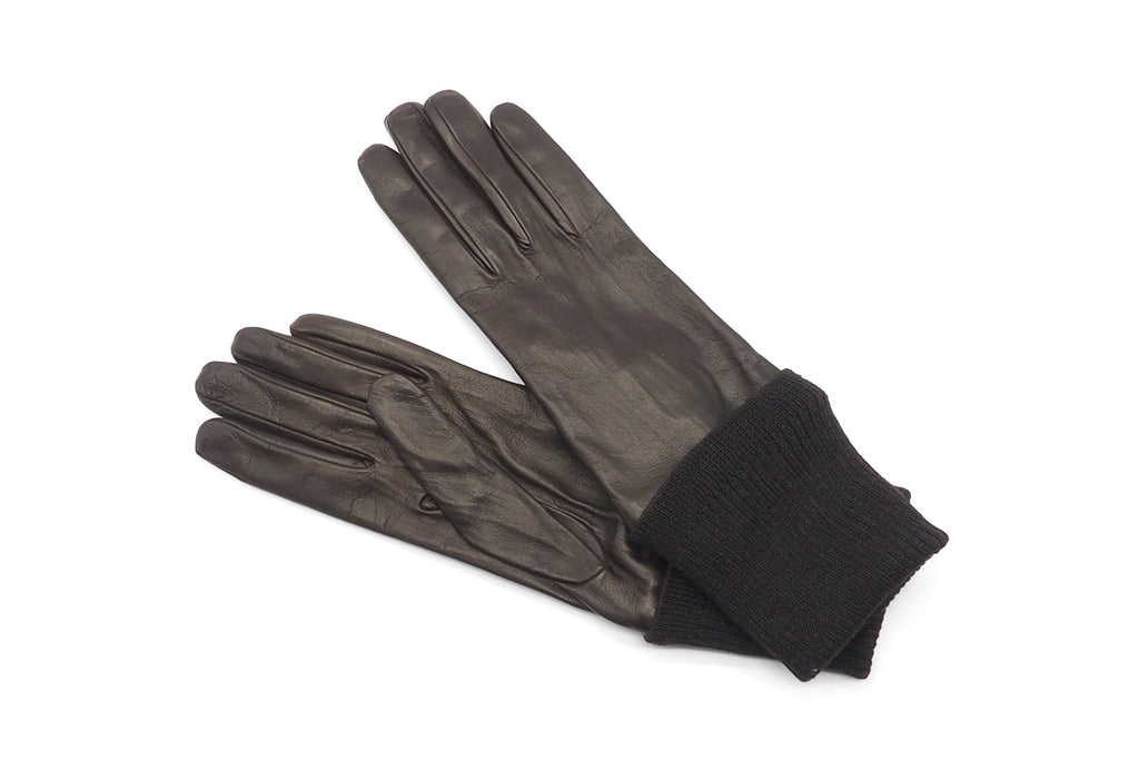 handschuhe leder strick C. Gloves | Damen aus in Dunkelbraun Daumenlutschen-Gewohnheitsbrecher. Ein Stoff-Daumen-Handschuh mit top-rated Rahmengröße:53