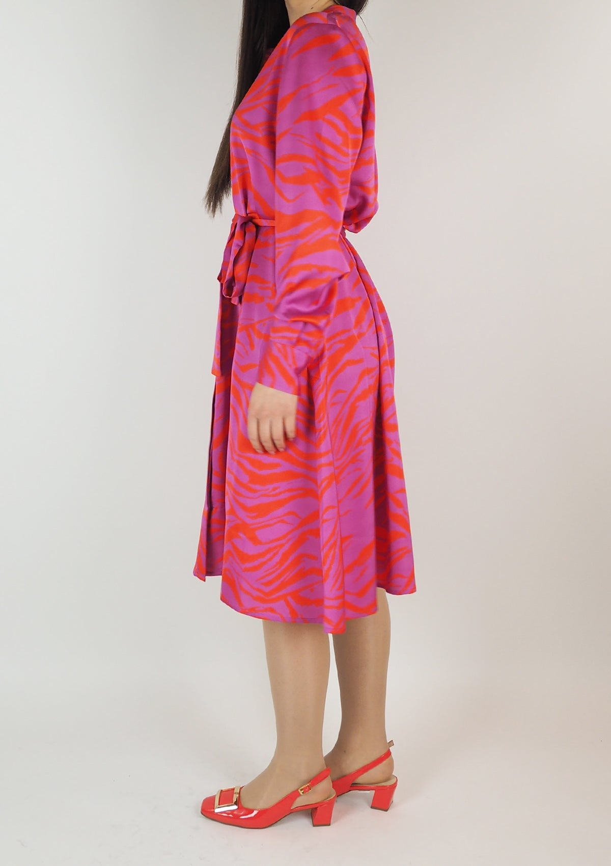 Damen Kleid aus Polyester in Pink & Rot Damen Kleid Anni Carlsson 