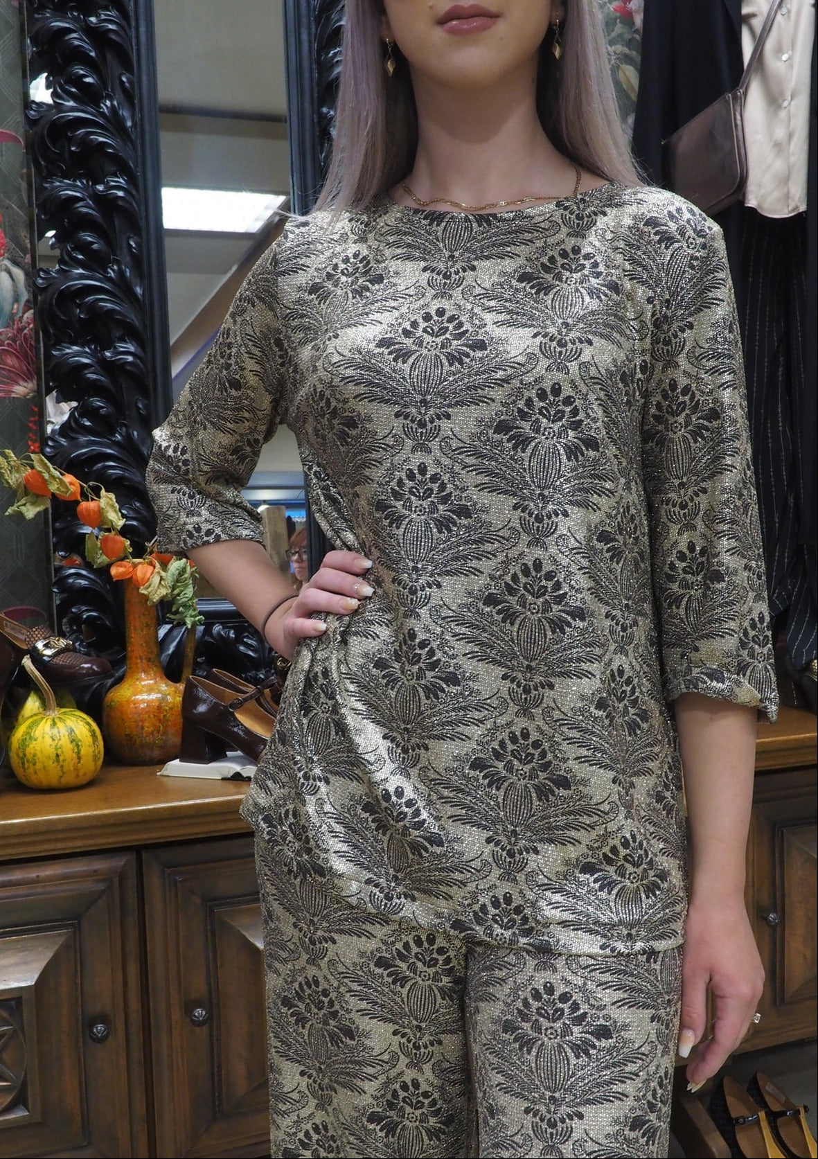 Damen Langsarmshirt "Slüt" aus der luxuriösen Goldline von SIYU Damen Ready to wear Fashion SIYU 