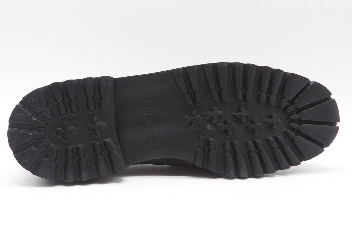 Damen Loafer aus geprätem Velourslederin Grautönen & Superleichtsohle Damen Loafers & Schnürer Brunate 