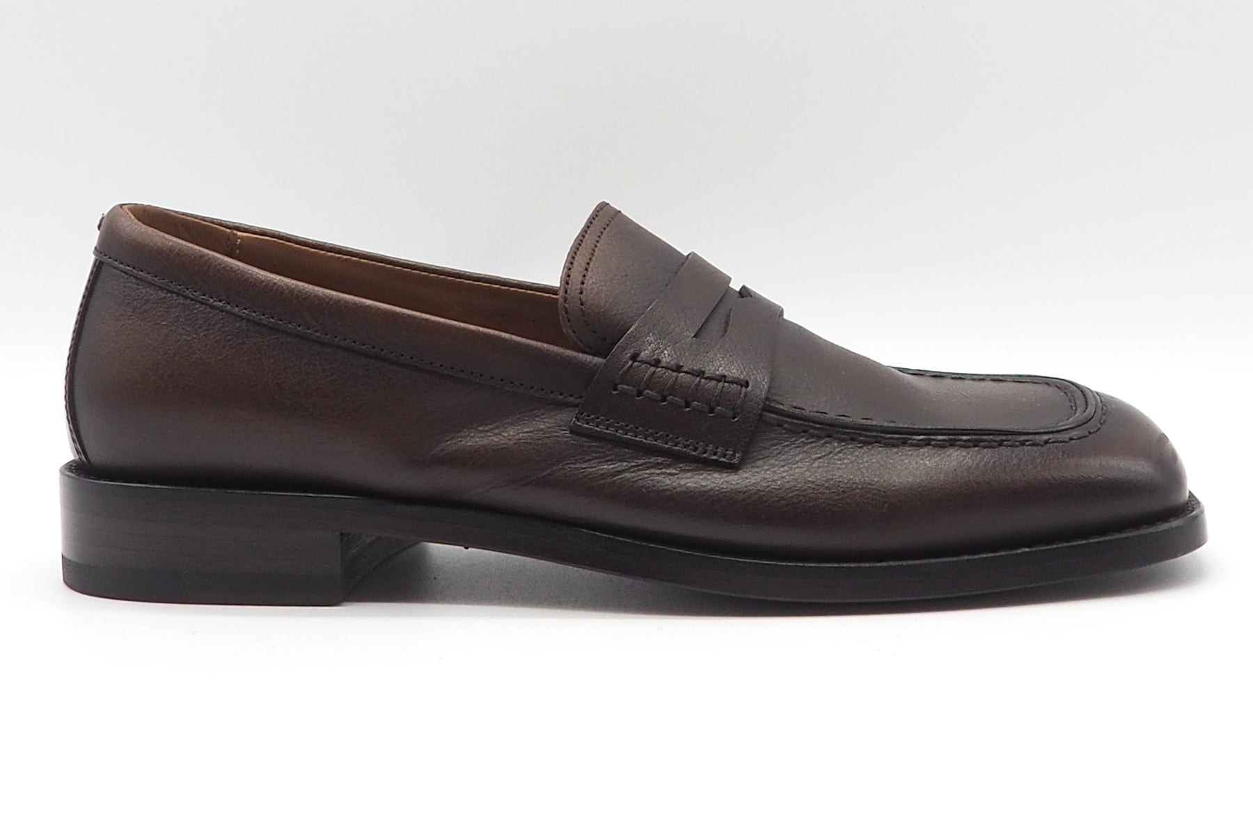 Damen Loafer aus Glattleder in Braun - Handverarbeitet Damen Loafers & Schnürer Pantanetti 
