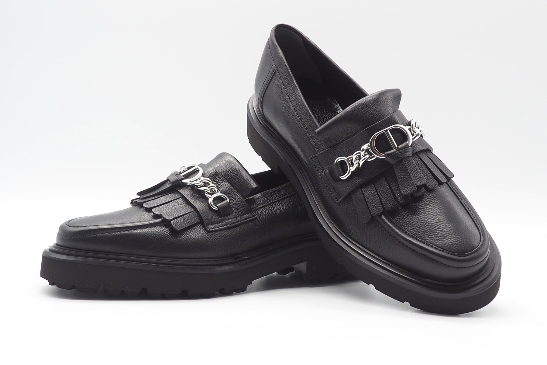 Damen Loafer aus Glattleder in Schwarz mit Fransen & Trense - 3cm - Mara Damen Loafers & Schnürer Kennel & Schmenger 