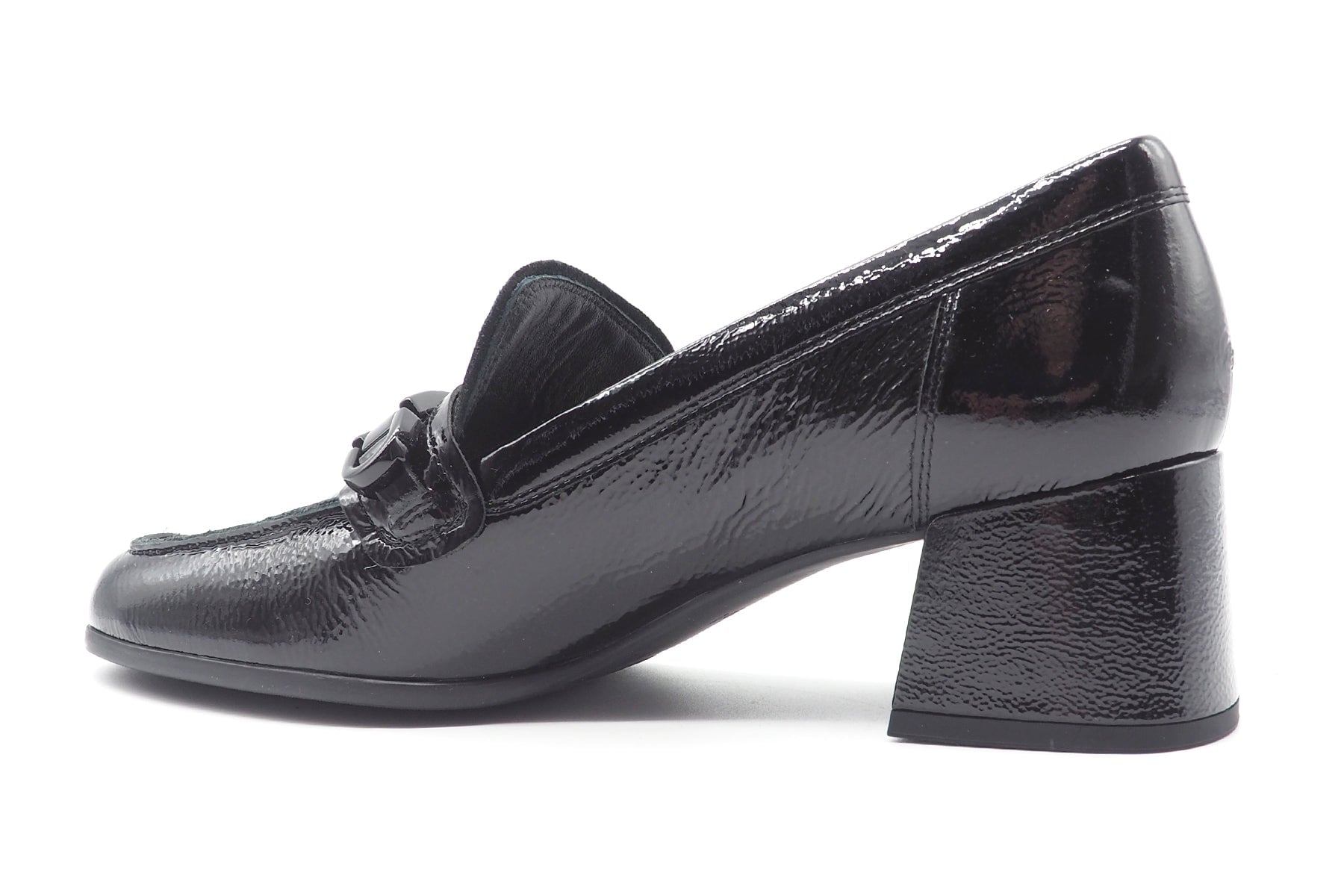 Damen Loafer aus Lackleder in Schwarz - Absatz 5cm Damen Loafers & Schnürer Högl 