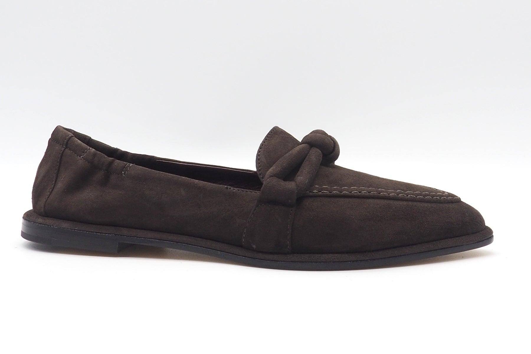 Damen Loafer aus softem braunem Velours in Sacchettomachart Damen Loafers & Schnürer Pomme D'or 
