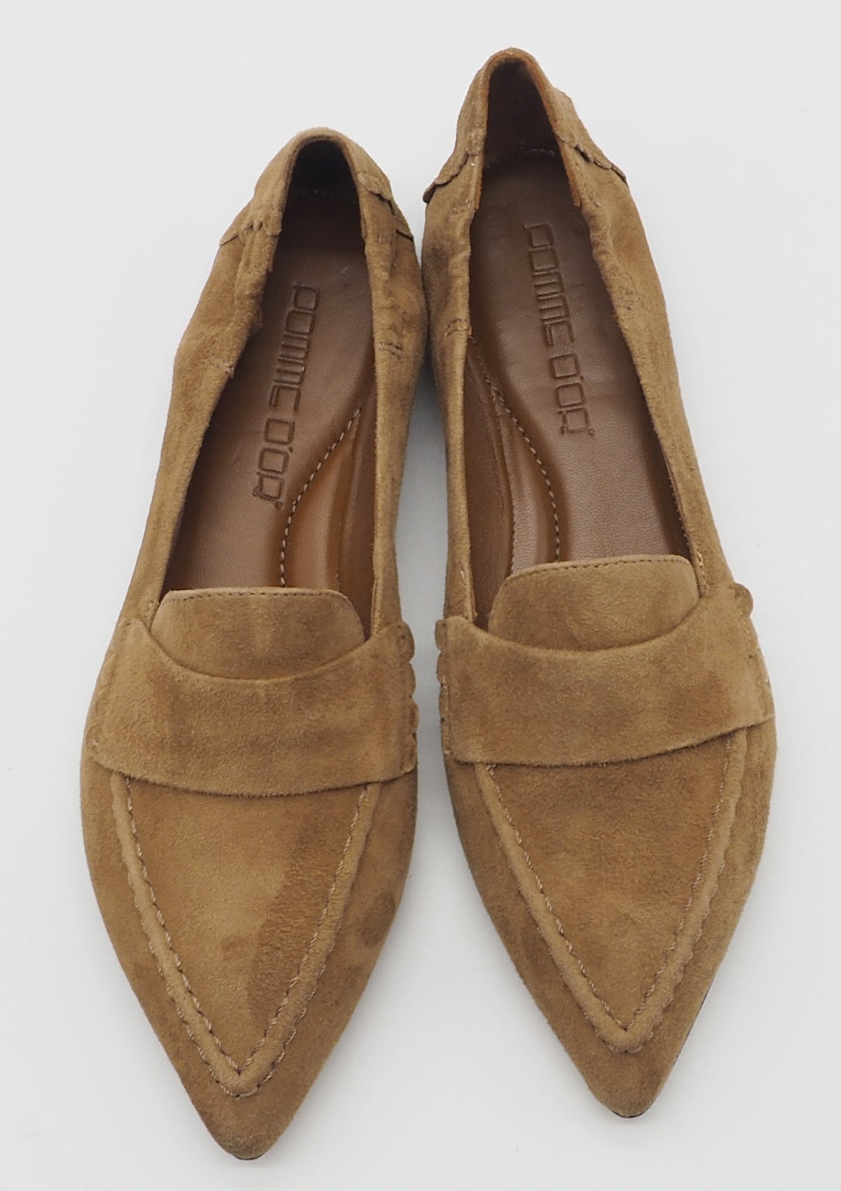 Damen Loafer aus softem Velours in Caramelbraun - Sacchettomachart Damen Loafers & Schnürer Pomme D'or 