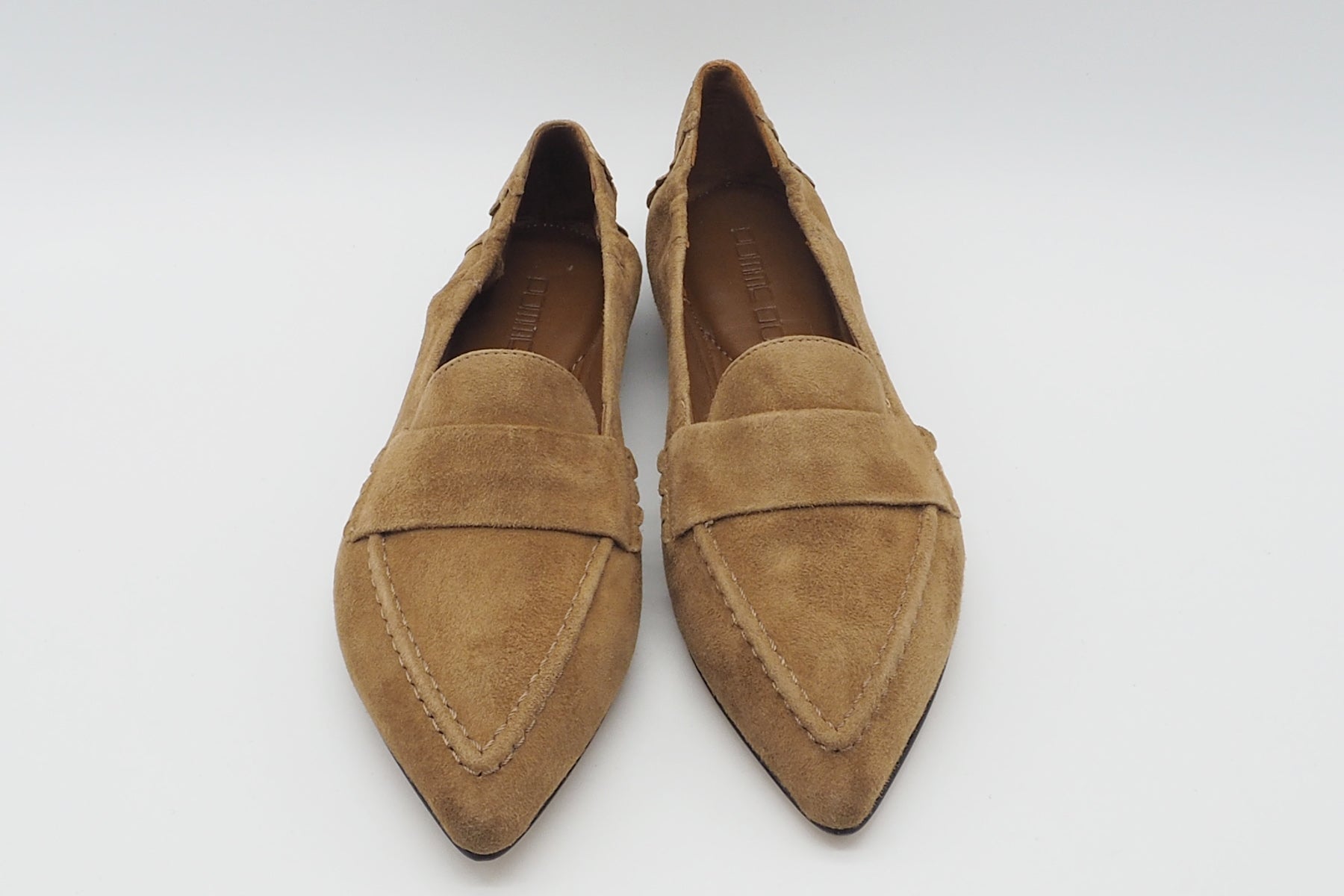 Damen Loafer aus softem Velours in Caramelbraun - Sacchettomachart Damen Loafers & Schnürer Pomme D'or 