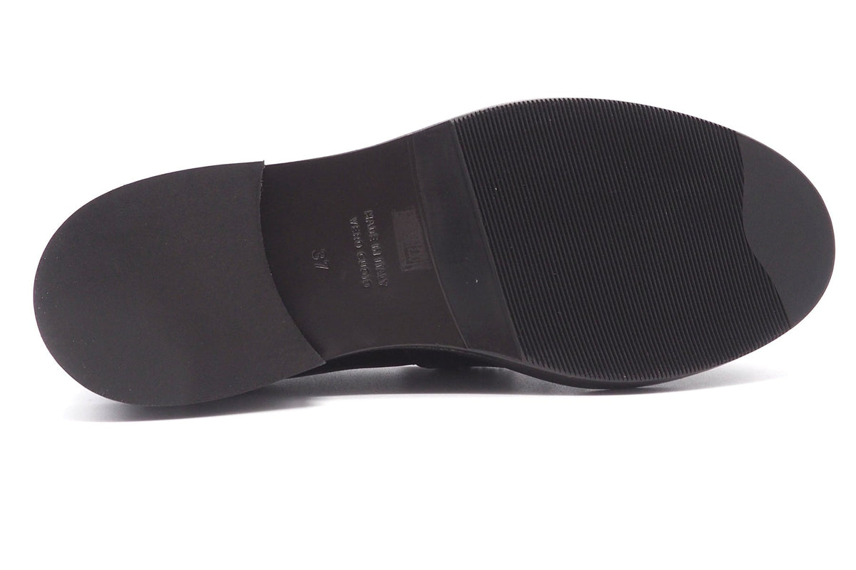 Damen Moccassin aus Glattleder Leder in Dunkelbraun - 2 cm Absatz Damen Loafers & Schnürer Guglielmo Rotta 
