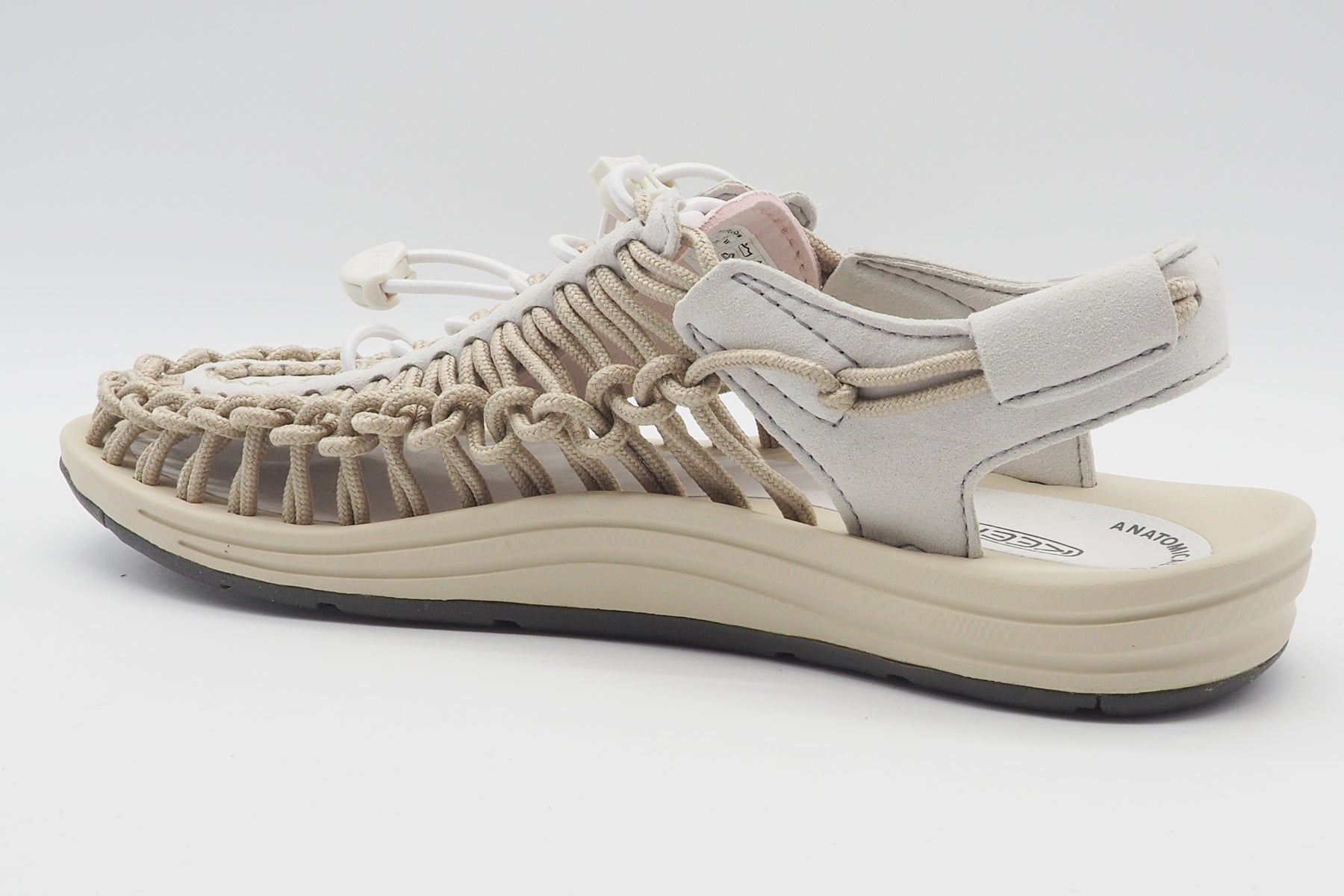 Damen Ourdoor Sandale aus technischer Faser in Beige & Rosa - Uneek Damen Sandale Keen 
