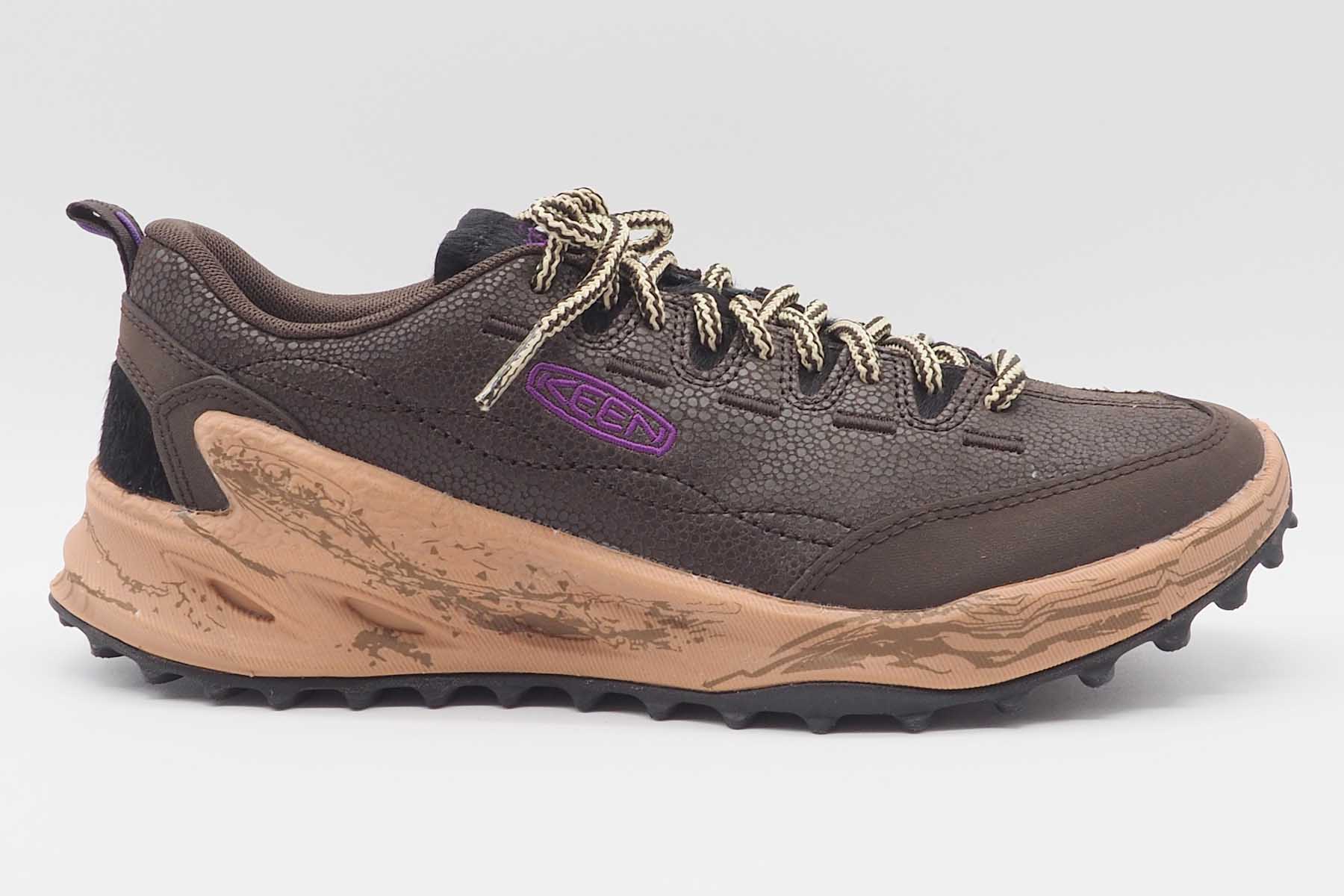 Damen Outdoor Sneaker aus Leder in Braun & Rosé - Jasper Zionic Damen Sneaker Keen 