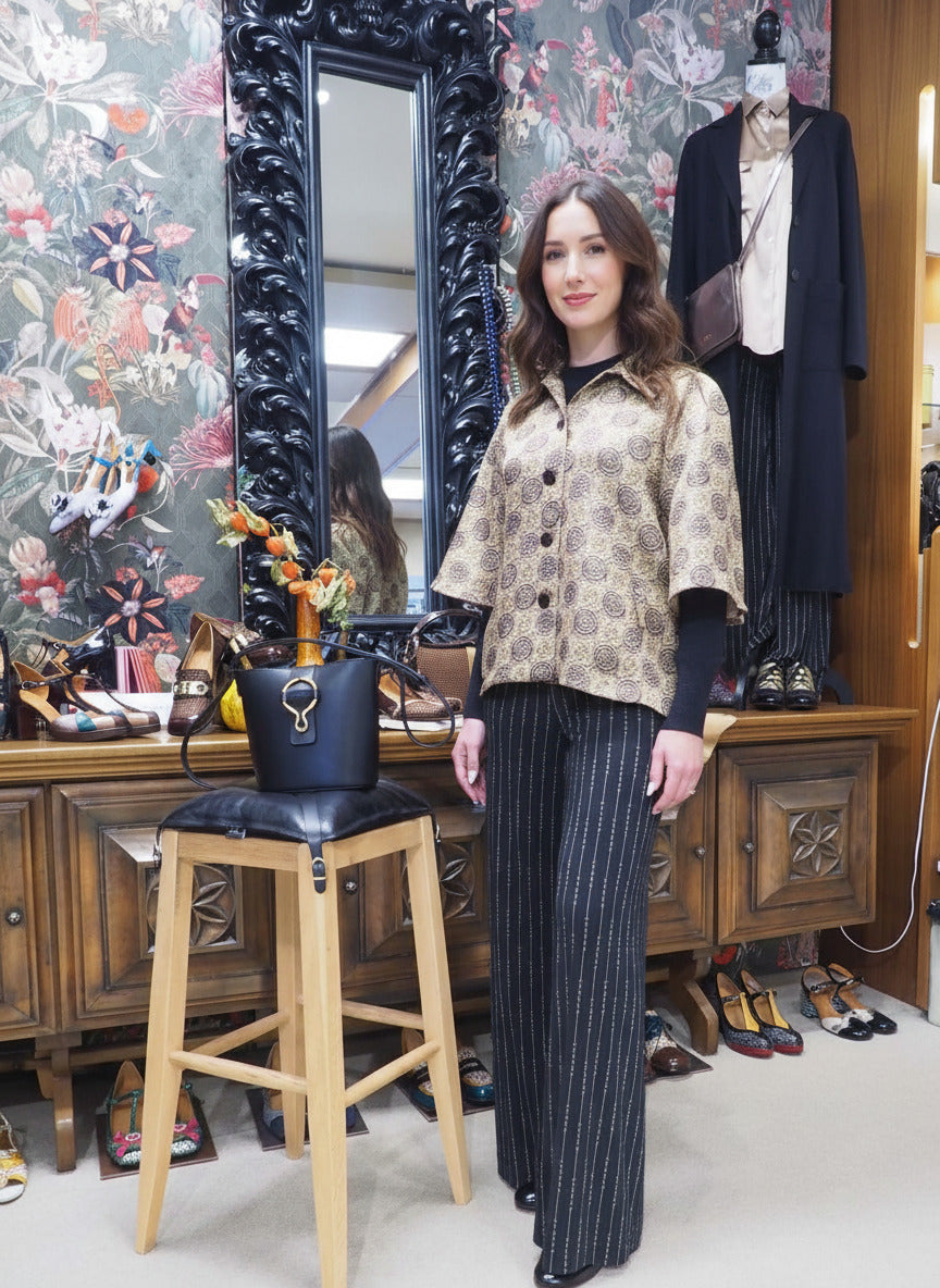 Damen Oversized Kurzarmjacke aus der Goldine von SIYU Damen Ready to wear Fashion SIYU 