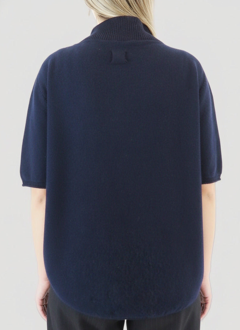 Damen Pullover aus Schurwolle in Blau Damen Ready to wear Fashion Hannes Roether 