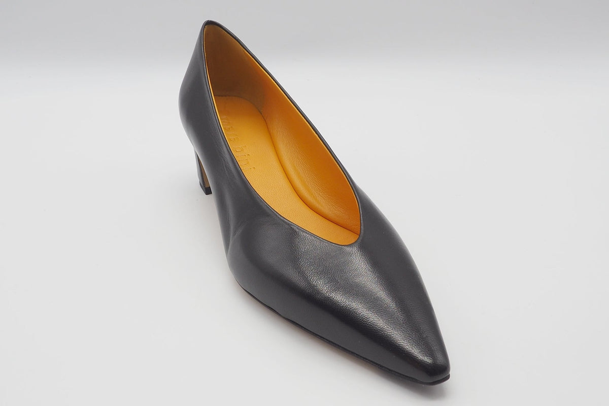 Damen Pumps aus Handschuhleder in Schwarz - Absatz 5cm Damen Pumps & Slings Mara Bini 