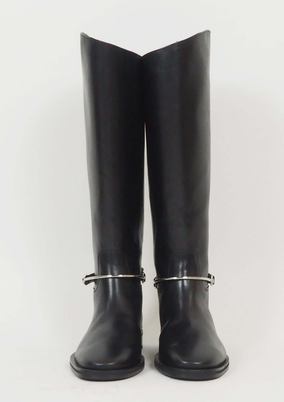 Damen Reitstiefel aus Glattleder in Schwarz - Absatz 3cm Damen Stiefel Kennel & Schmenger 