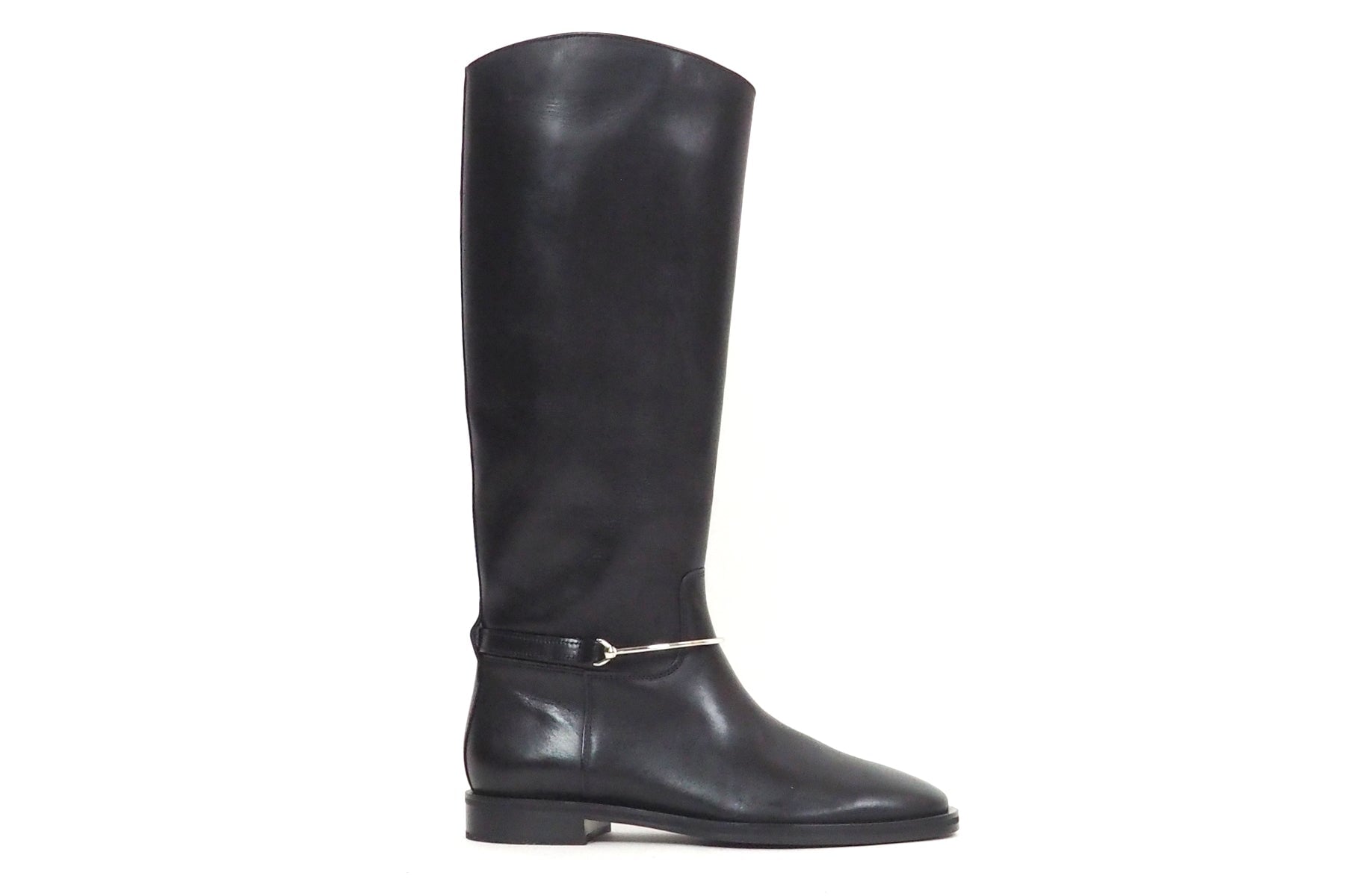 Damen Reitstiefel aus Glattleder in Schwarz - Absatz 3cm Damen Stiefel Kennel & Schmenger 