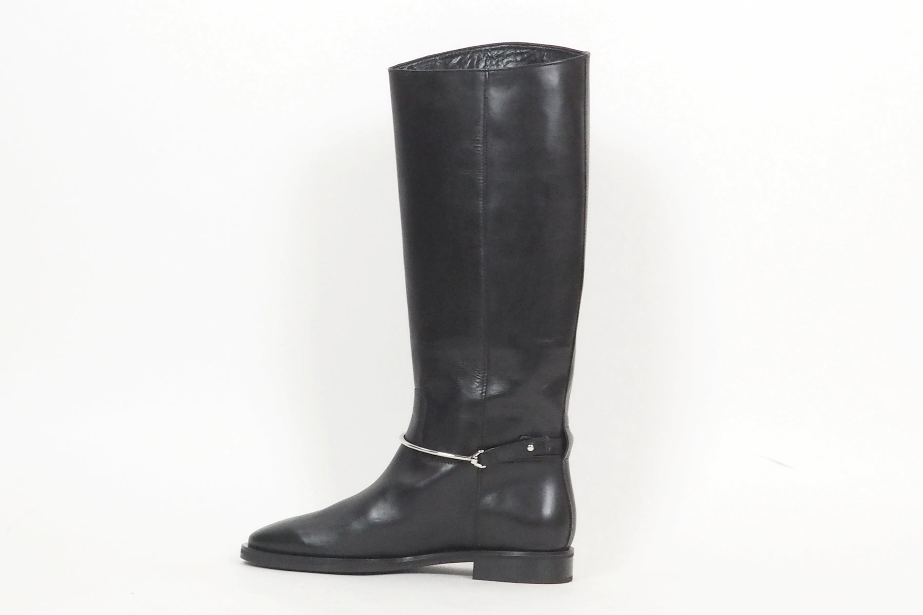 Damen Reitstiefel aus Glattleder in Schwarz - Absatz 3cm Damen Stiefel Kennel & Schmenger 