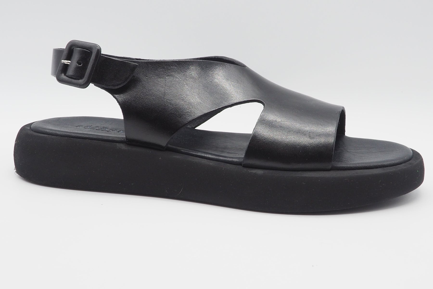 Damen Sandale aus Naturleder in Schwarz auf Leichtsohle - Hand gemacht Damen Sandalen Brador 