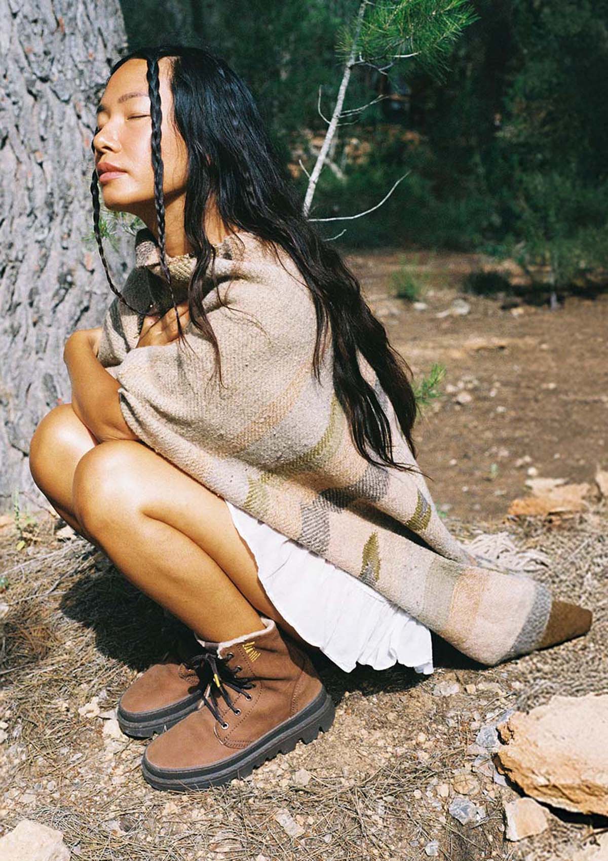 Damen Schnürboot aus Nubukleder in Braun Damen Boots & Booties Satorisan 