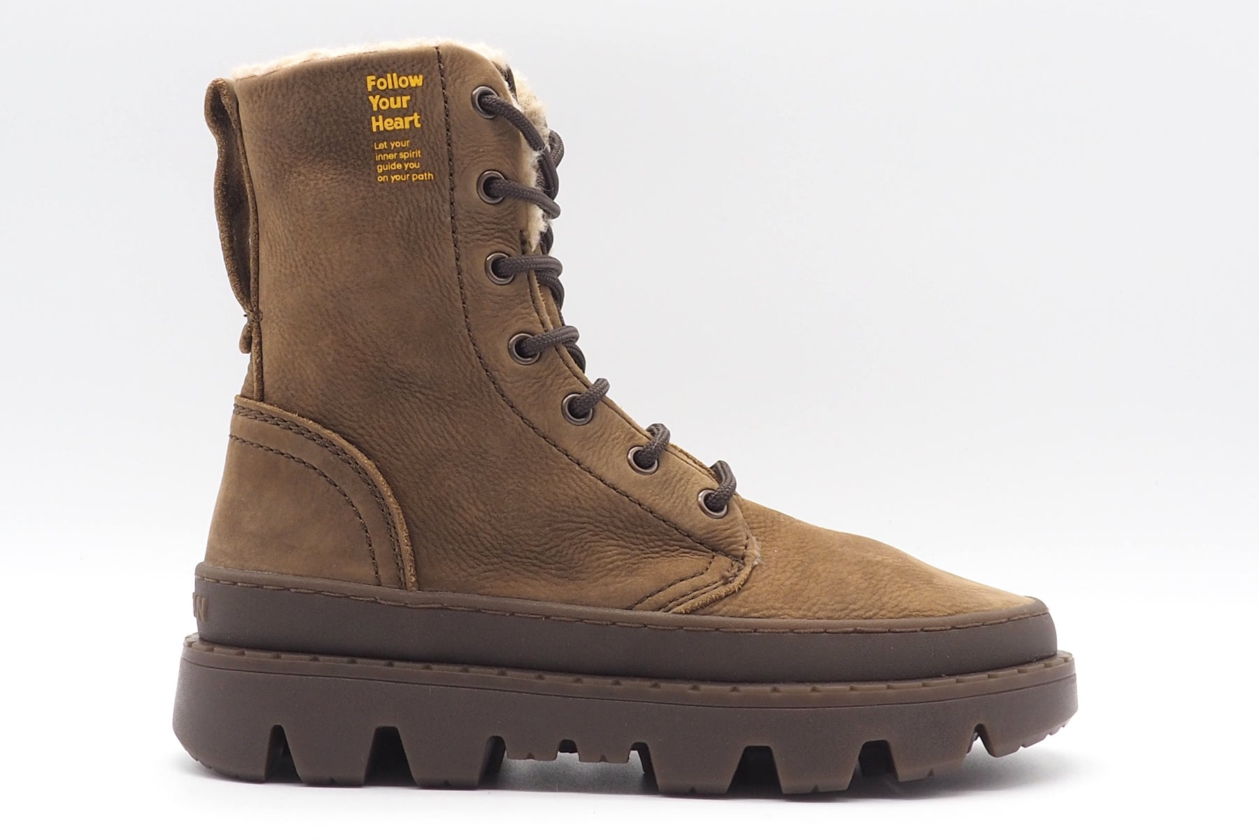 Damen Schnürboot aus Nubukleder in Braun Damen Boots & Booties Satorisan 