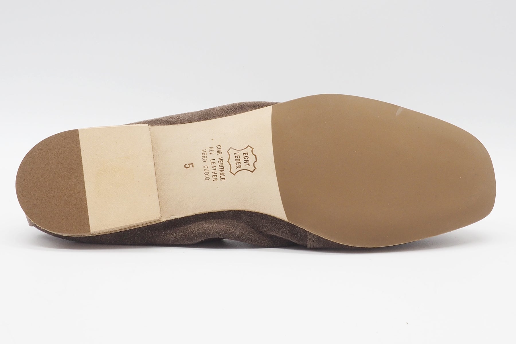 Damen Slipper aus Veloursleder in Braun mit Strasssteinen Damen Loafers & Schnürer Kennel & Schmenger 