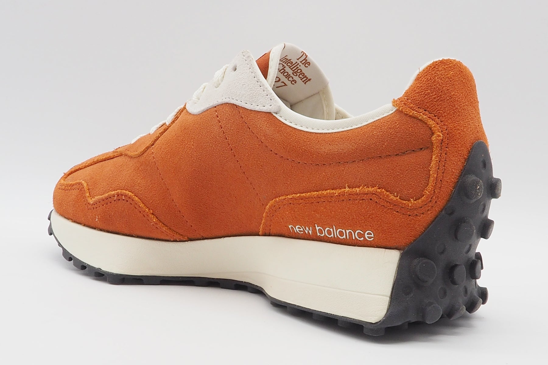 Damen Sneaker 327 aus Veloursleder in Orange - Kultmodell Damen Sneaker New Balance 