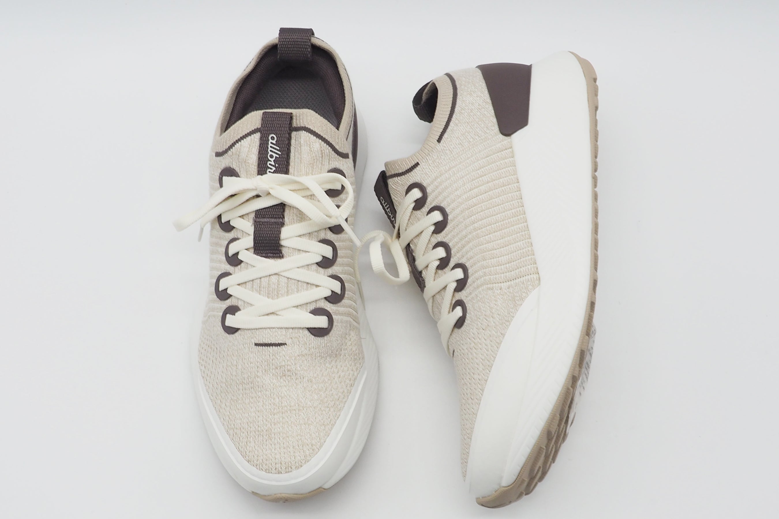 Damen Sneaker aus Baumfaser in Sand mit Weiß & Braun - Tree Glider Damen Sneaker Allbirds 