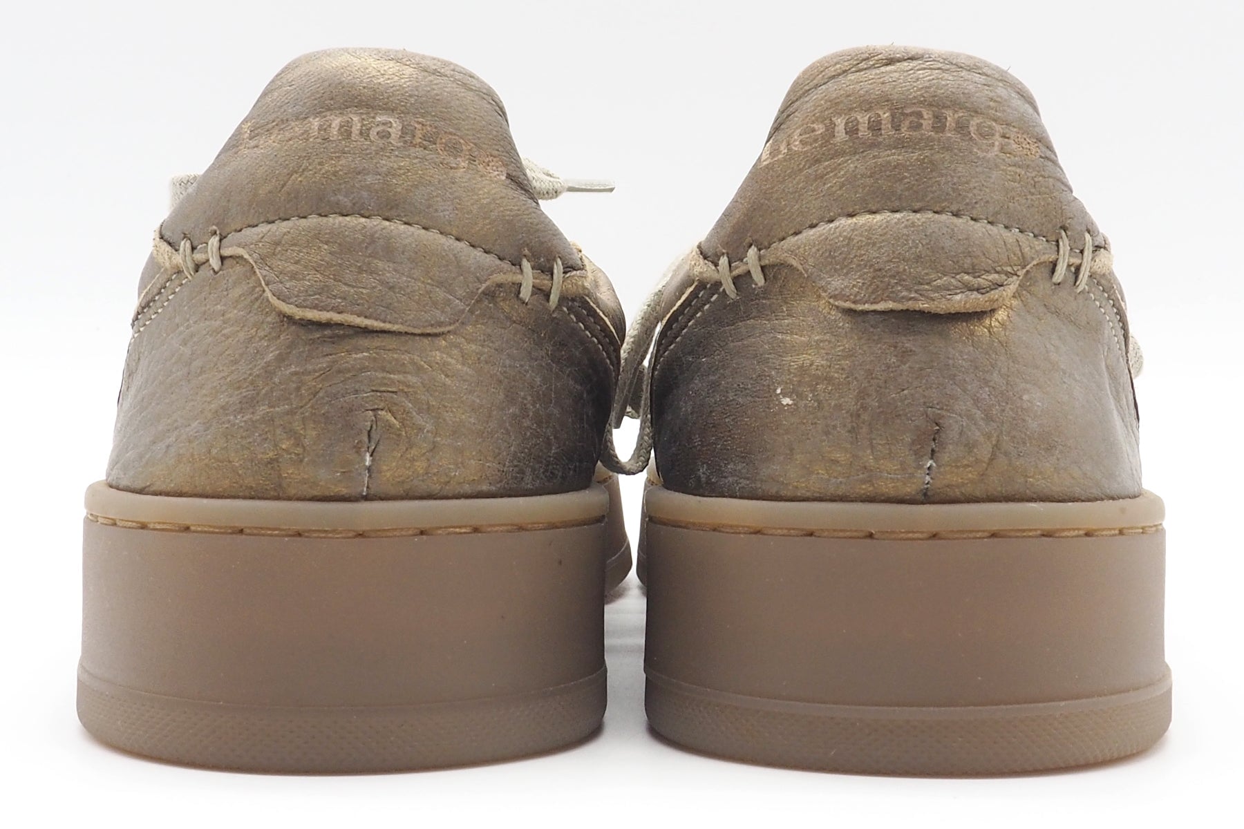 Damen Sneaker aus Hirschleder in edlem Bronze Damen Sneaker Lemargo 