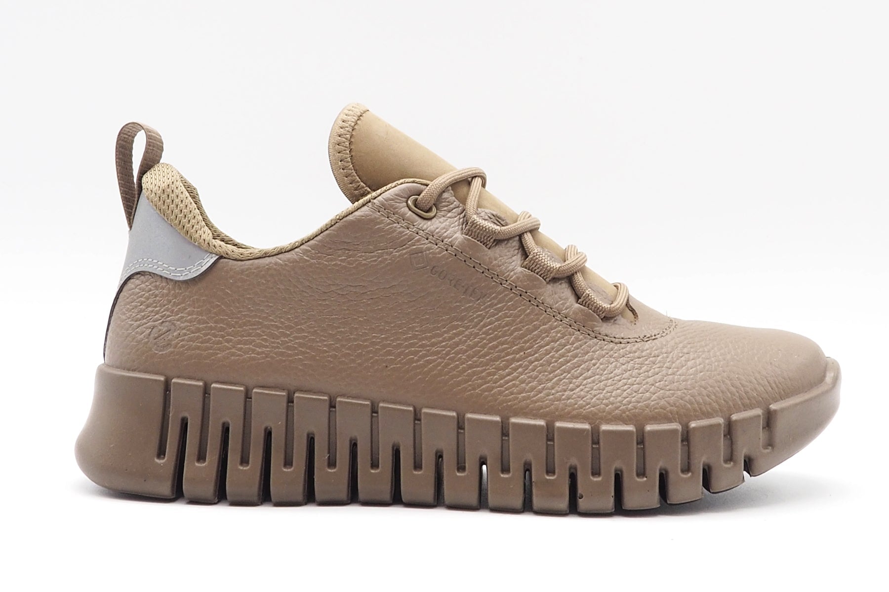 Damen Sneaker aus Leder in Taupe mit Gore-Tex - Gruuv Damen Sneaker Ecco 