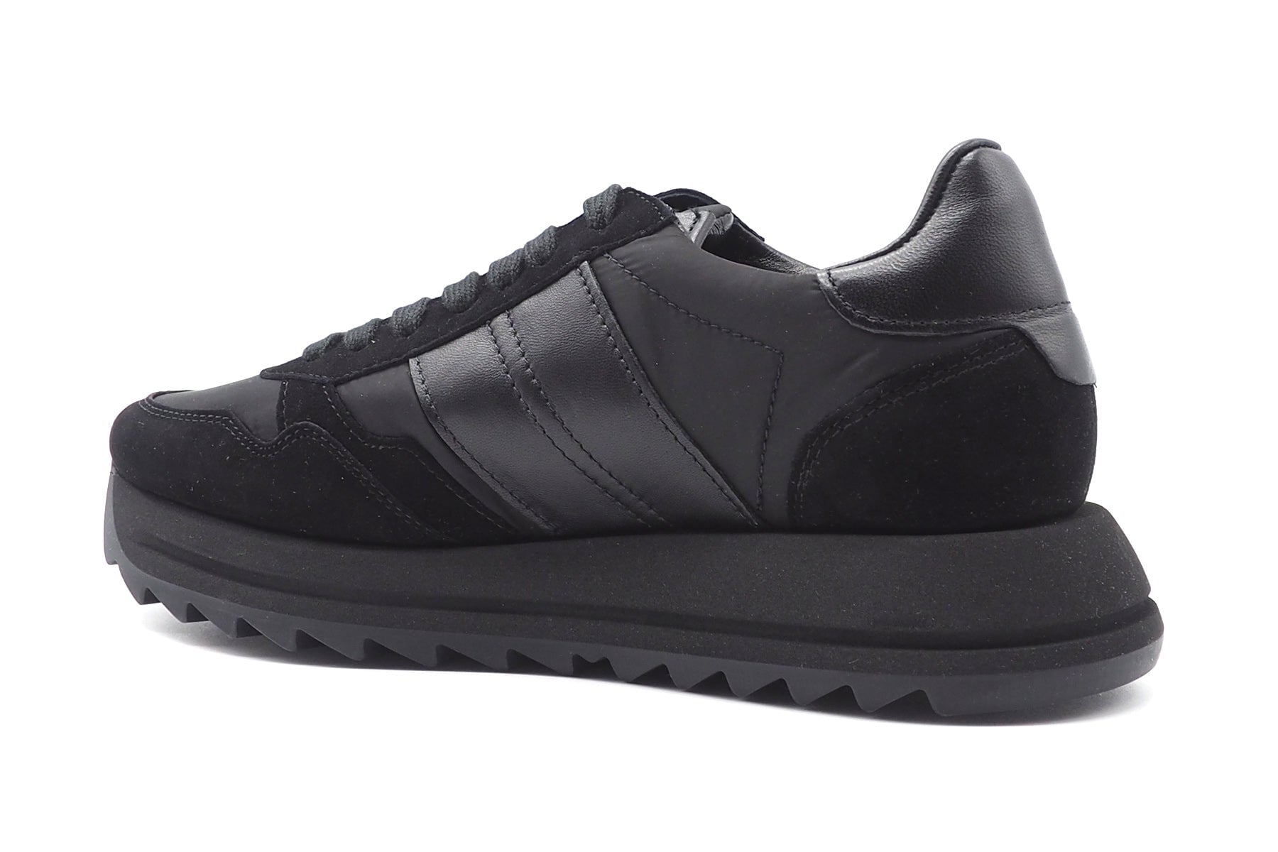 Damen Sneaker aus Nylon & Velours in Schwarz Damen Sneaker Kennel & Schmenger 