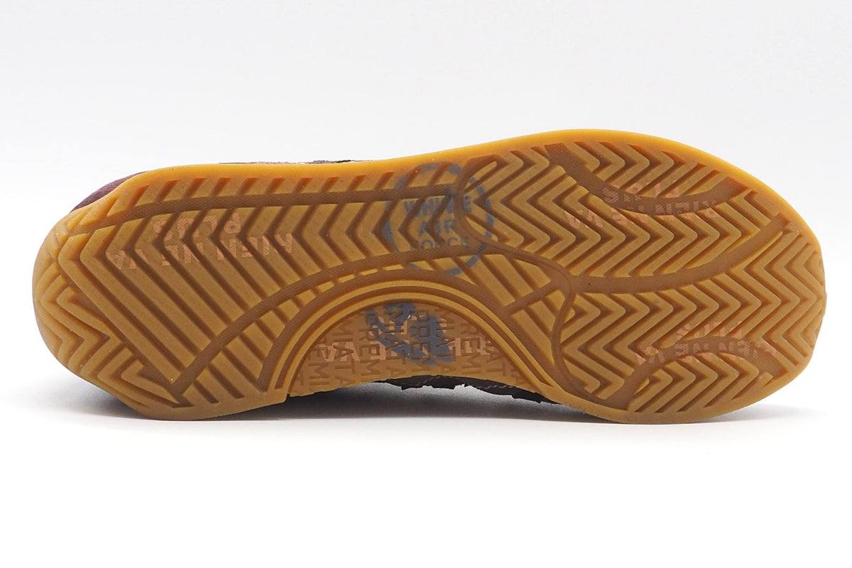 Damen Sneaker aus Velours im Retrostil Bordeaux & Braun - Jacky Damen Sneaker Premiata 