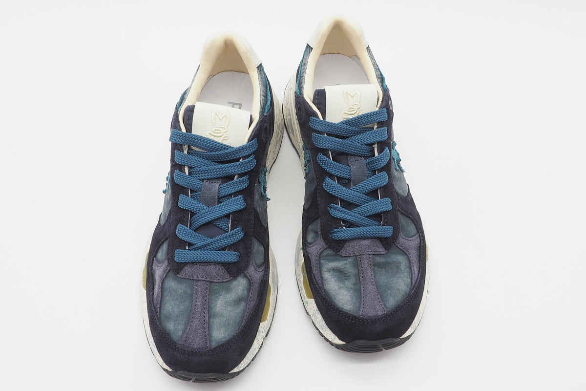 Damen Sneaker aus Velours & Textil in gewaschener Optik in Blau - Mased Damen Sneaker Premiata 