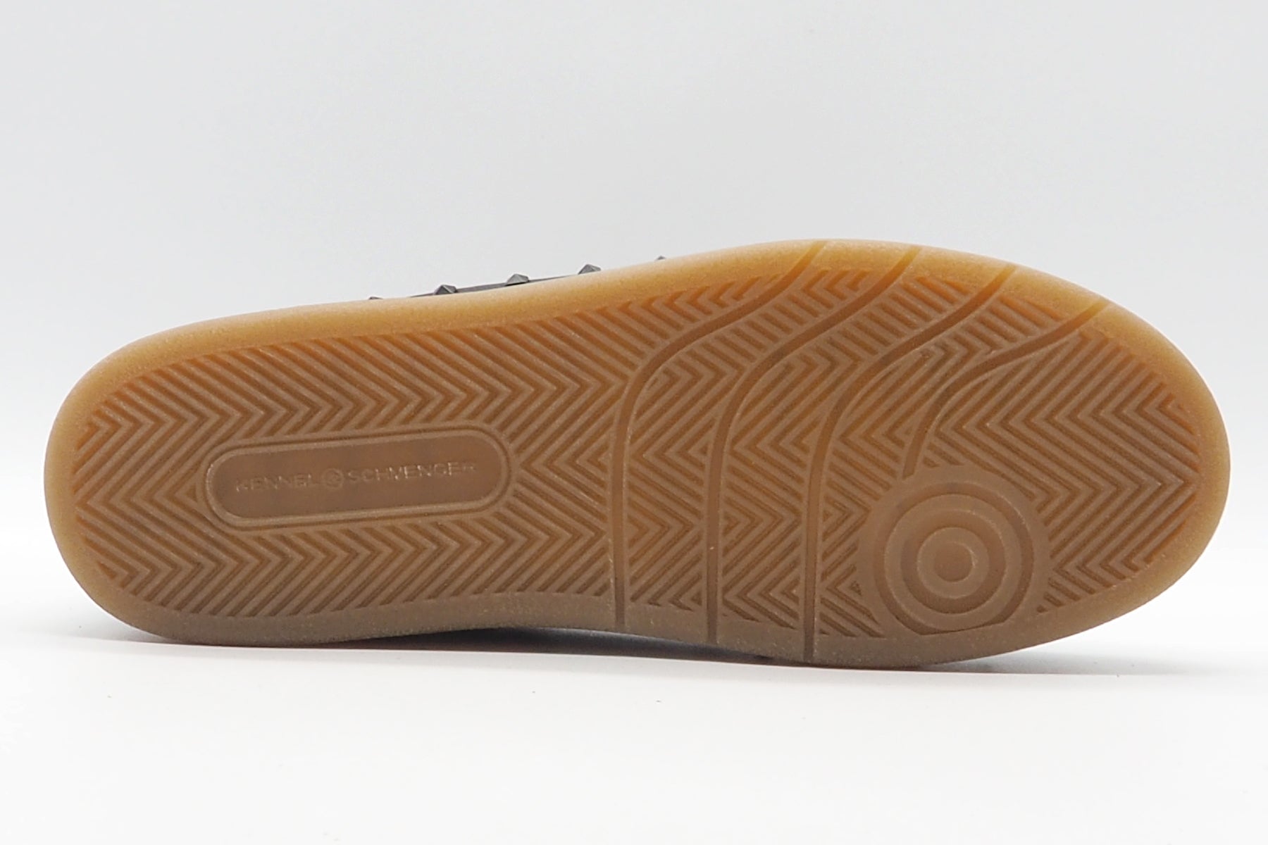 Damen Sneaker im Retrostil aus Leder in Schwarz mit Nieten Damen Sneaker Kennel & Schmenger 